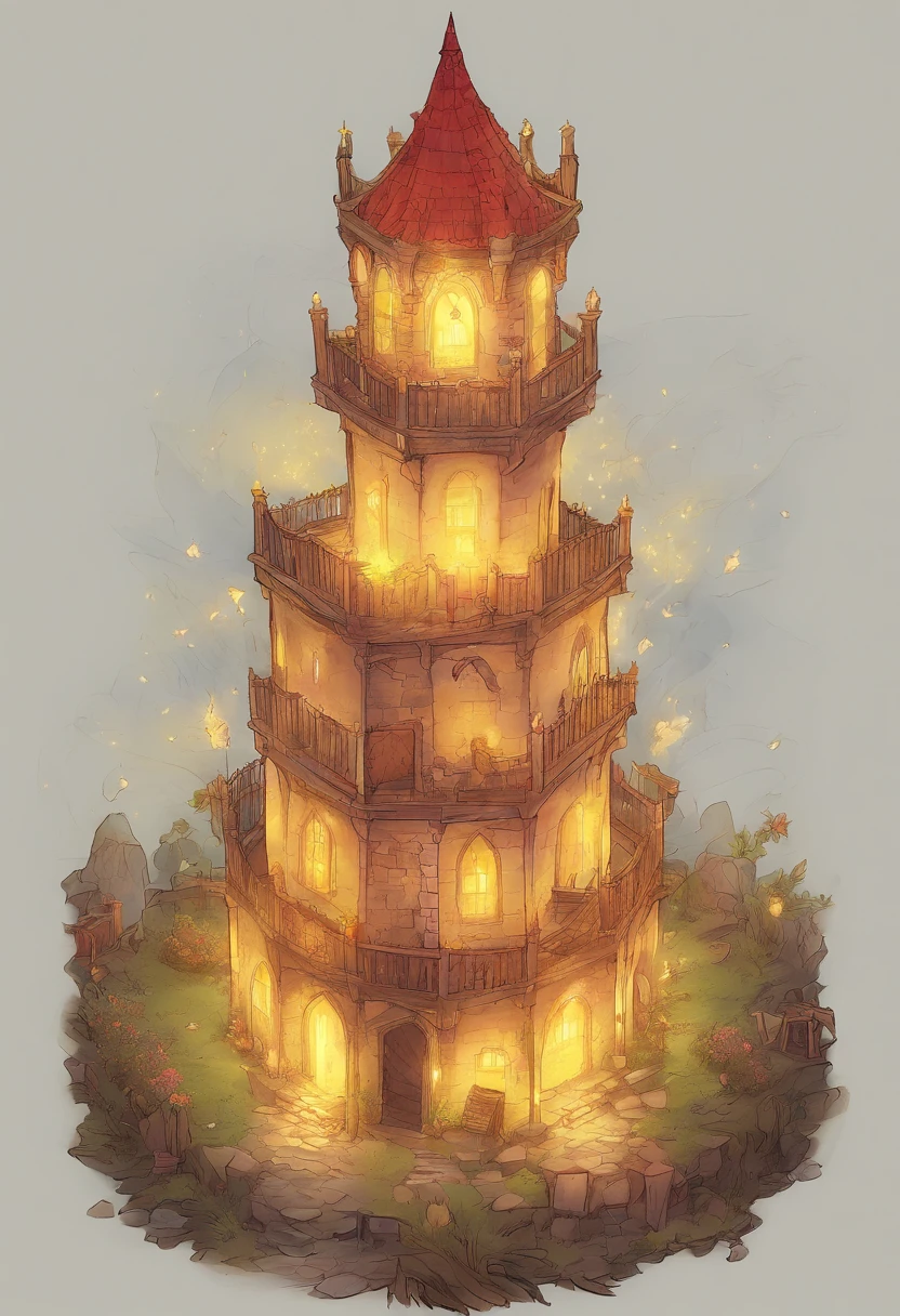 A tower of light with mysterious powers in the game，Laser light can occur at the top of the light tower。