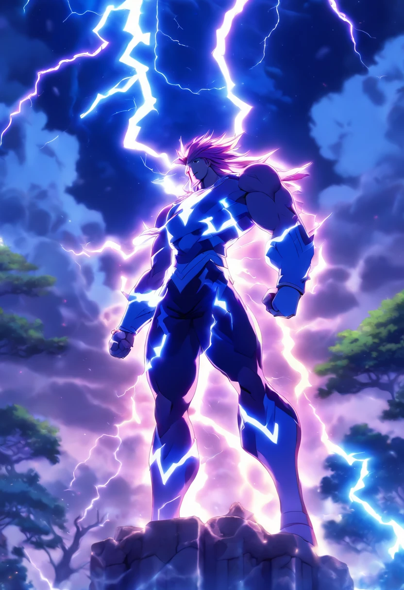 (((Holding lightning)))best quality, very high resolution, 4K detailed CG, master piece, Greek mythology, Zeus, god of lightning, lightning, thunder, vegetable garden, Greece, agriculture, Greek ruins in the background, Greek garden, Greek columns,((Holding lightning in hand)),Roman mythology,god Jupiter,aesthetics,Beautiful image,centered on the screen