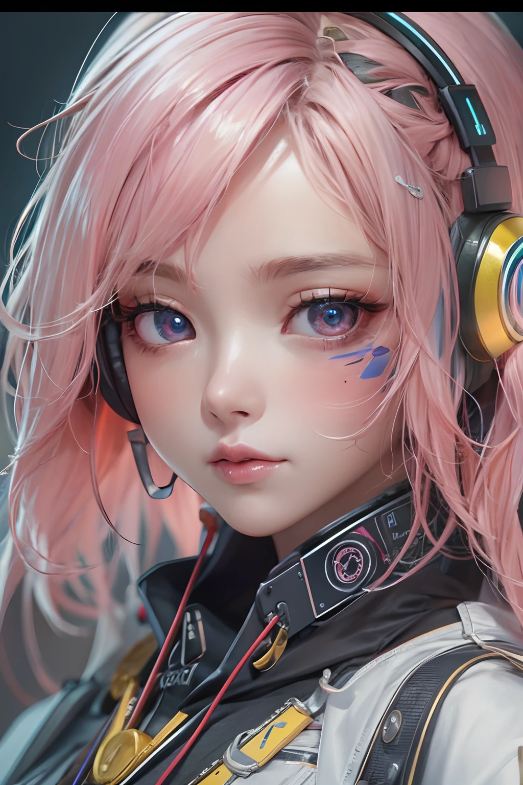 masterpiece, 1 beautiful girl, Detailed eye, Swollen eyes, top-quality, 超A high resolution, (reality: 1.4), 电影灯光, very extremely beautiful, Beautiful skins, A slender, Forward-facing body, (A hyper-realistic), (hight resolution), (8K), (ighly detailed), ( Best Illustration), (beautifully detailed eyes), (ultra-detailliert), 详细的脸, Bright lighting, Professional Lighting、the most beautiful and sexy cyberpunk girl, pink hair, blue eyes, dark african skin, wearing incredibly detailed futuristic cyberpunk battle armor, huge enormous gigantic tits and exposed, tons of tattoos and piercings, in hyper futuristic city metropolis, cherry blossoms blowing in the wind, cinematic, incredibly perfect masterpiece, high quality, high resolution