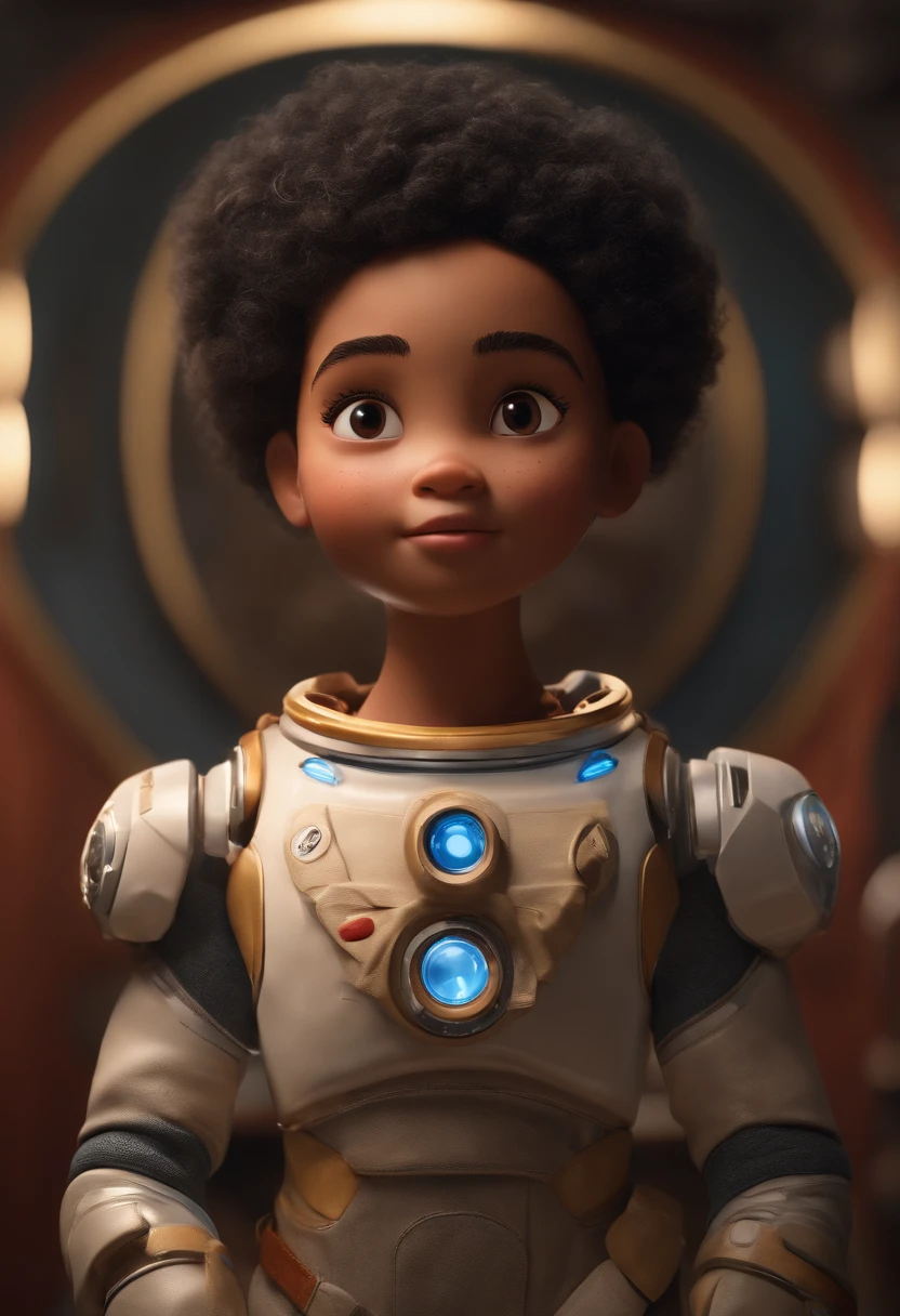 astronaut  Child (best quality, 4k, 8k, highres, masterpiece:1.2), ultra-detailed, (realistic, photorealistic, photo-realistic:1.37) scene featuring the art style of Pixar. The artwork should showcase a unique and mesmerizing visual experience.

In the center of the frame, there is a beautifully crafted character with exquisitely detailed skin texture, displaying a wide range of emotions on their face. The character's eyes are captivating and filled with life, with long and distinct eyelashes that further enhance their expressiveness. Their lips are defined and artfully crafted, adding to the overall charm.

The scene is created with the medium of claymation, showcasing the artistry and attention to detail in the character's design. The visual quality of the artwork is of utmost importance, with an emphasis on high-resolution (8k) and exceptional clarity. The scene should feel like a masterpiece (obra-prima:1.2), with impeccable craftsmanship and attention to detail.

The lighting in the scene is reminiscent of cinematic lighting techniques, casting soft and dramatic shadows that enhance the depth and realism of the artwork. The spotlight gently illuminates the character, creating a striking contrast between light and shadow.

The background features a mesmerizing bokeh effect, with vibrant colors blending seamlessly to create a dreamlike atmosphere. The overall color palette should be vivid and enchanting, enhancing the magical ambiance of the artwork.

The focus of the artwork is smooth and precise, ensuring every detail is sharp and well-defined. The scene should exude an ultra-fine painting-like quality that showcases the effort put into creating such an awe-inspiring piece.

This prompt aims to generate a realistic and visually stunning artwork that captures the essence of Pixar's art style while maintaining the highest quality and attention to detail.