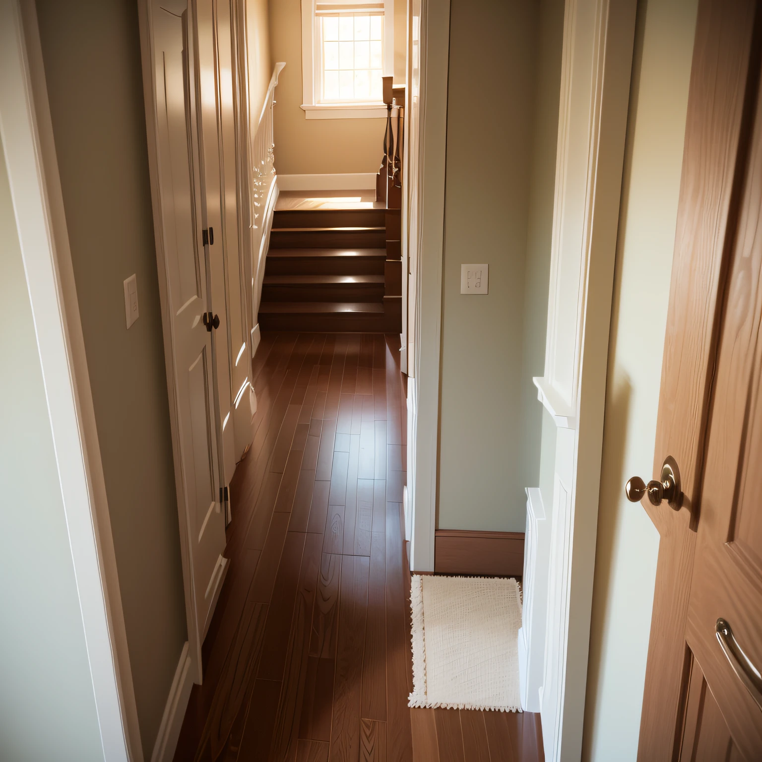 Step down between rooms with Trim and Molding