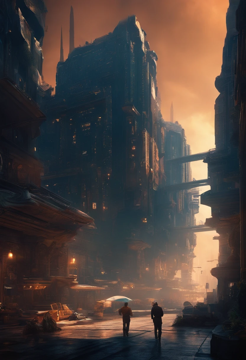 A small city in space