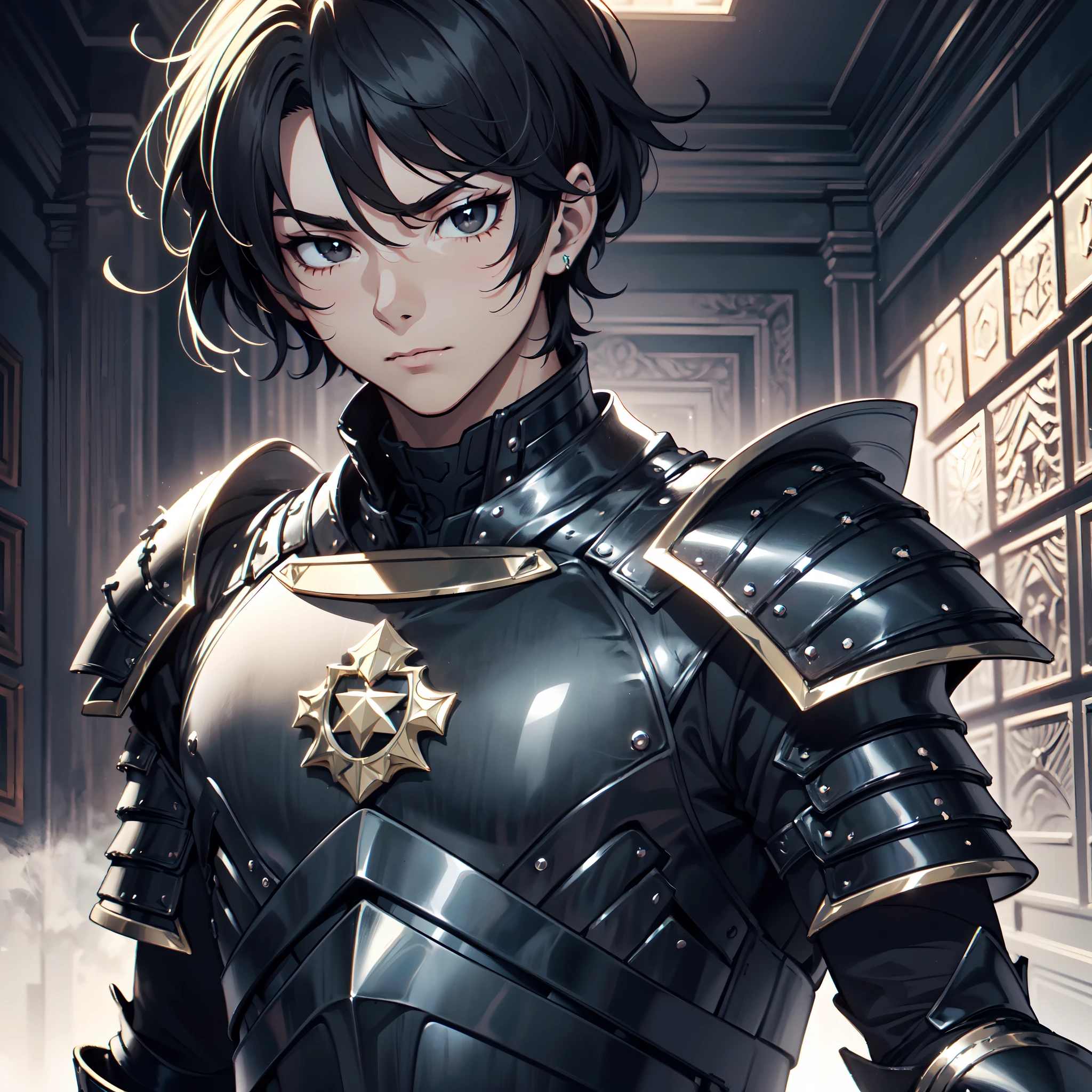 128K Ultra High Definition,
128K Ultra High Quality,
128K Ultra High Resolution,
Best Definition,
Best Quality,
Best Resolution,
Perfectly Detailed,
Perfectly Designed,
Extremely Detailed,
Extremely Designed,
Hyper Detailed,
Hyper Definition,
Hyper Quality,
Hyper Resolution,
Masterpiece,
(((Anime))),
Body Shot,
(((Boy))),
Handsome,
Muscular Body,
(((Black Short Hair))),
(((Black Eyes))),
(((Hyper Detailed & Perfectly Designed Black Obsidian Armor Plates))),
(((Hyper Detailed & Perfectly Designed Engraving Jeweled Baron Armor))),
(((Inside Of Medieval Royal Palace Background Scenery))),