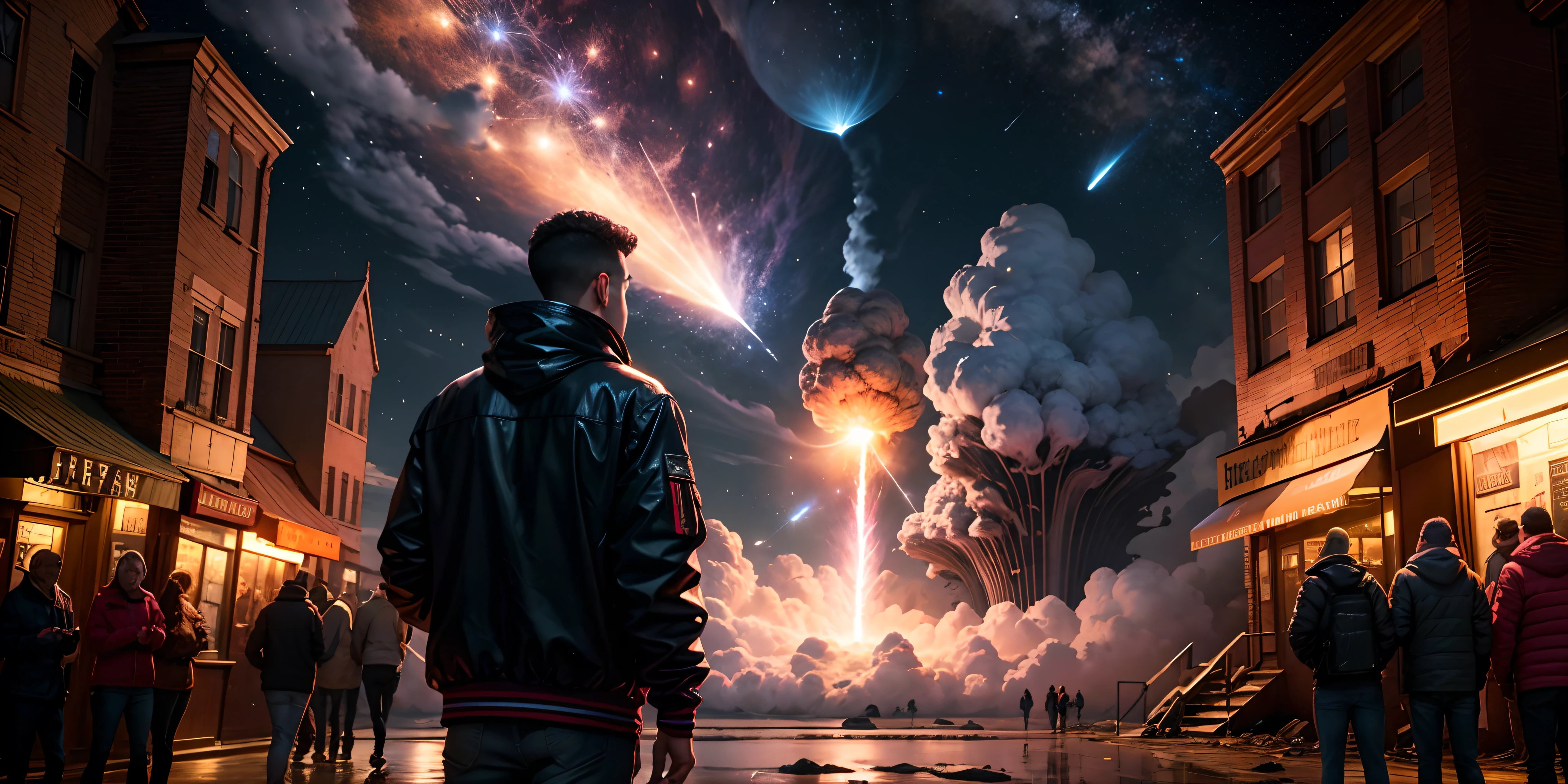 In a sleepy town called Crescentville, a strange meteorite fell from the sky one starry night. This meteorite contained a mysterious substance that granted incredible powers to whoever touched it. Among the onlookers who went to investigate the impact site was Max, a young scientist