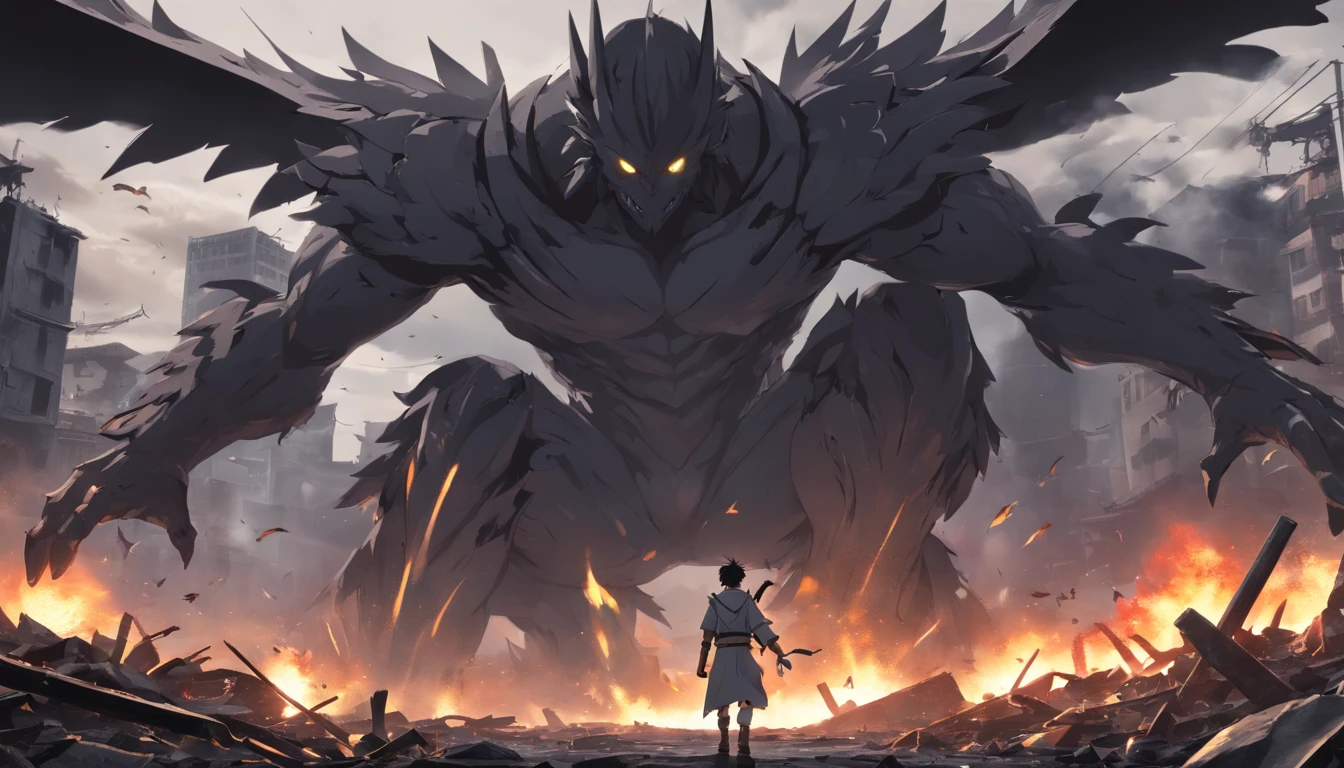 An 8K image of a stylish and eye-catching anime hero in a black and white filter, showing his actions to save the world, fighting villains and showing kindness. The image has perfect lighting and vibrant illustrations, with maximum quality and attention to detail of the hero's face and human features. The character is portrayed in a post-apocalyptic setting of destruction and terror, ensuring maximum realism and easy understanding of the character and his surroundings.
A visually stunning and highly detailed 8K image of a male anime hero, retratado em preto e branco com uma roupa distinta e atraente. The image captures the hero's sequential actions to save the world, fight villains and show kindness. The illustration displays creative, easy-to-understand representations of the character's face and human traits, in a realistic and apocalyptic scenario of destruction and terror.
A high-quality black and white image with 8K resolution, showing a charismatic and stylish male anime hero. The image captures the hero's sequential acts to save the world, waging epic battles against villains and demonstrating kindness. Illustrations prioritize creativity and clarity, allowing easy understanding of the character and his surroundings. The hero is depicted in an eye-catching outfit, Set in a post-apocalyptic landscape of destruction and terror, with maximum realism and detail.