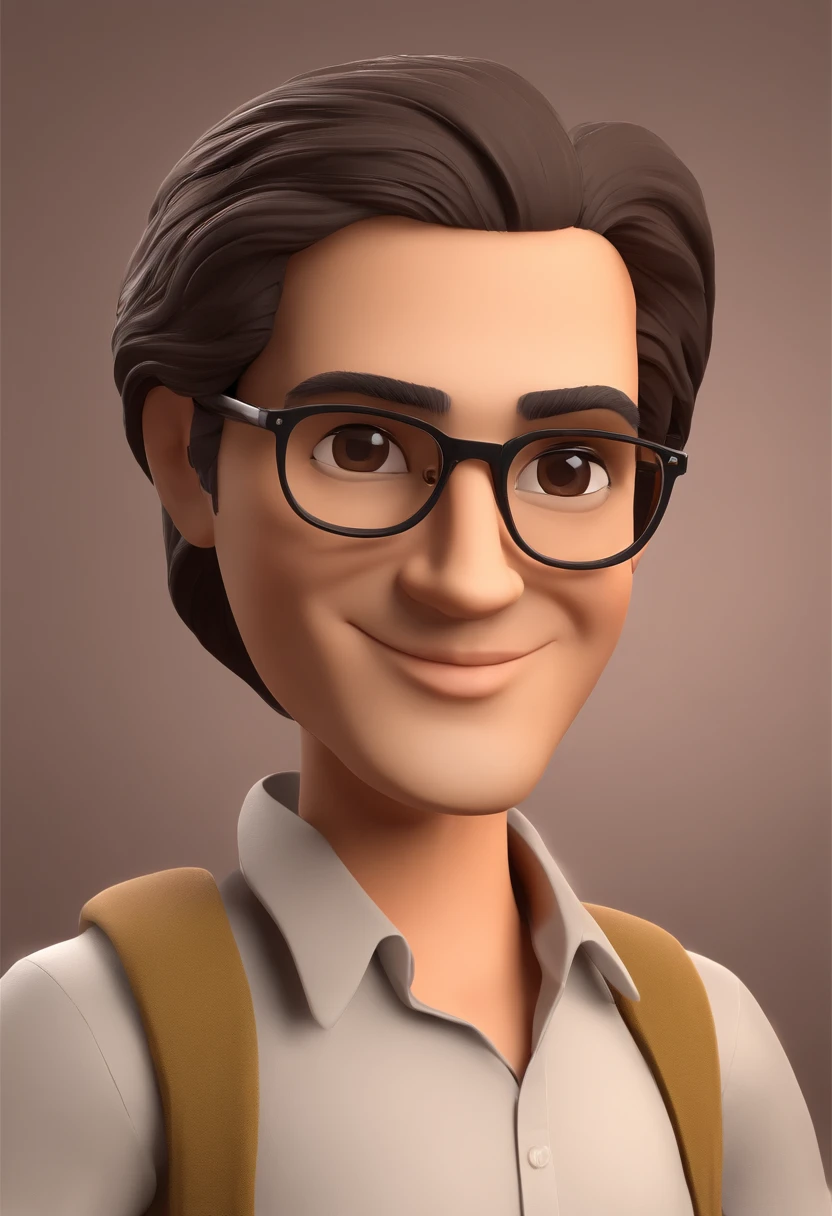 Please generate a cute 3D character inspired by Paulo Freire, the Brazilian educator, and position it in close proximity to an anime-style avatar. The 3D character should embody the following characteristics:
The 3D character should have a friendly and approachable facial expression, featuring a warm smile, round expressive eyes conveying wisdom and kindness, and glasses perched on the nose, similar to Paulo Freire's. The character should have light skin with rosy cheeks.
Dress the 3D character in casual, comfortable clothing with vibrant and cheerful colors, such as a button-up shirt or a casual blazer in inviting shades like blue or green. Add a brown belt around the character's waist.
Accessories for the 3D character include comfortable shoes like loafers or sneakers, and they should hold a book under their arm to symbolize Paulo Freire's dedication to education. The book should have a colorful cover.
Place both the 3D character and the anime-style avatar in an educational setting, like a colorful classroom or library, to highlight Paulo Freire's contributions to education. Ensure the background creates a friendly and inviting atmosphere.
Style the 3D character with smooth and appealing contours in a 3D cartoon-like appearance. Utilize soft and warm lighting to enhance their overall cuteness and friendliness.
Please generate the characters in a high-resolution format suitable for digital and print use.