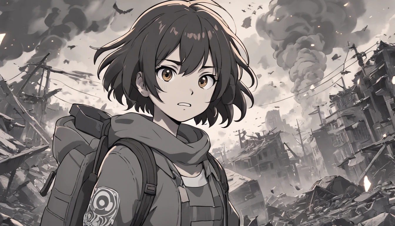 Uma imagem 8K que combina elementos de quadrinhos com emojis dos personagens, showing a stylish and attractive anime hero in a black and white filter. The image depicts the hero's actions to save the world, fight villains and show kindness using facial and full-body emojis. The illustrations are vibrant and detailed, with perfect lighting and maximum quality. The hero takes place in a post-apocalyptic setting of destruction and terror, conveying maximum realism and easy understanding of the character and his surroundings.
A visually captivating 8K image featuring a male anime hero depicted in a black and white filter. The image creatively combines the look of the comics with emojis that represent the hero's sequential actions to save the world, fight villains and show kindness. Emojis include facial and full-body expressions, including funny and angry faces. The illustrations are detailed and easy to understand, Set in a post-apocalyptic setting of destruction and terror, with maximum realism and quality.
An 8K image that combines the aesthetics of comic book panels with emojis that represent the actions of a stylish and attractive male anime hero. Black and white filter adds a unique touch to the image, showing the hero's sequential acts to save the world, fighting villains and demonstrating kindness by using full-body emojis, face and various facial expressions of the hero. The illustrations are vibrant, creative and easy to understand, in a post-apocalyptic scenario of destruction and terror, with maximum realism and quality.