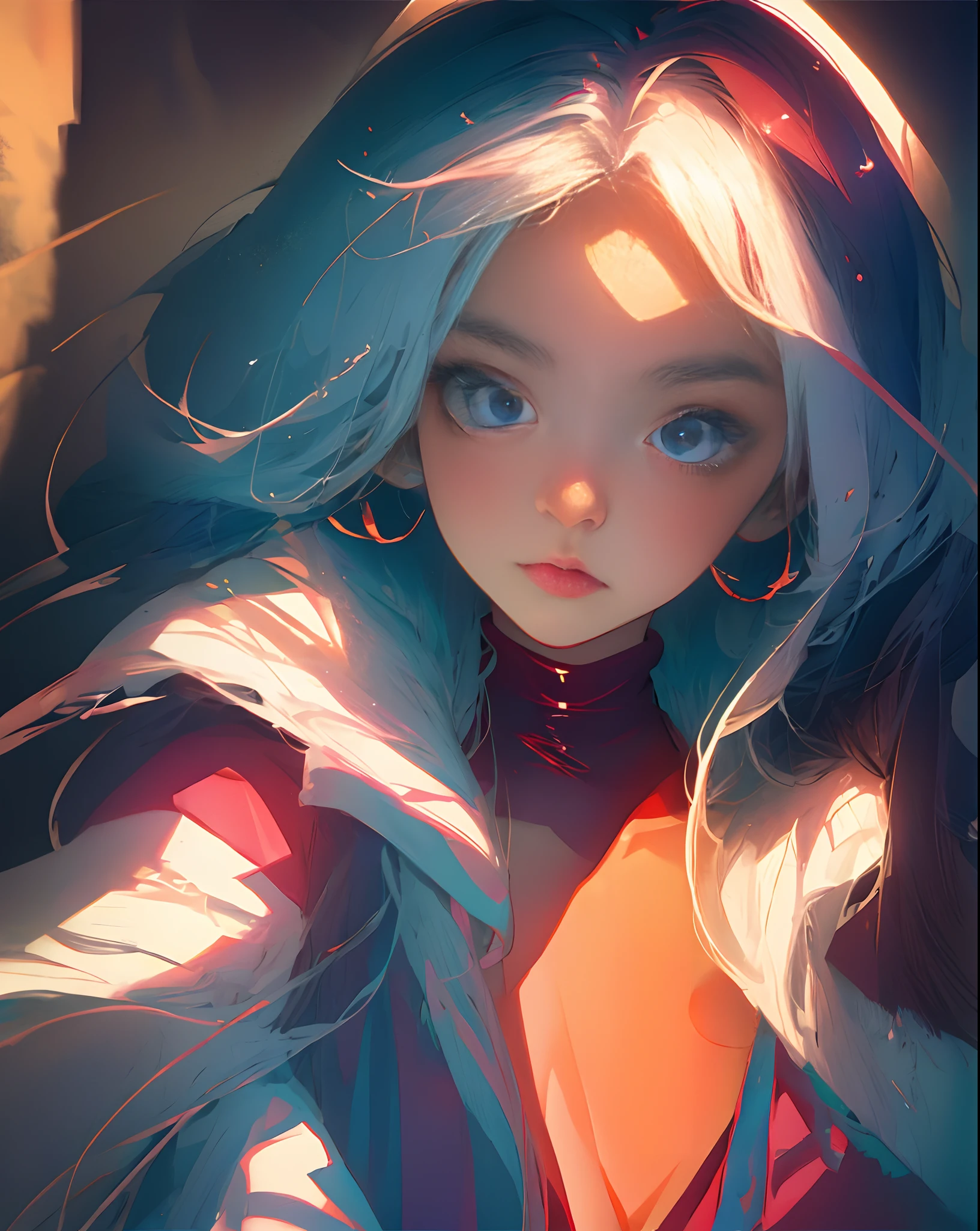 Sexy kitty flat chested anime girl