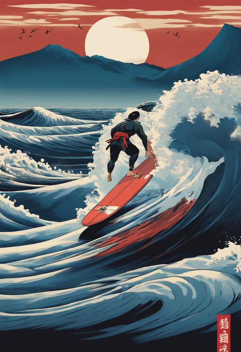 ukiyoe.wave.surfing.ninja