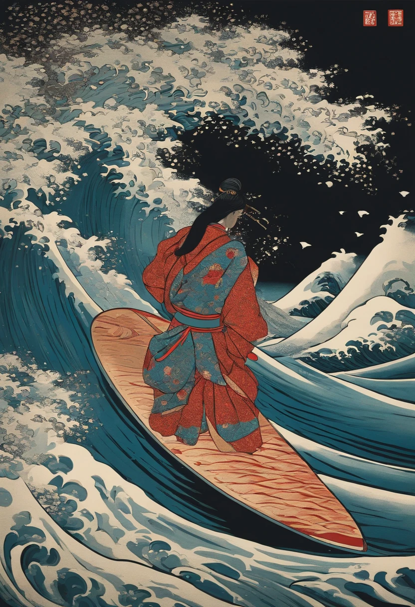 ukiyoe.wave.surfing.kabuki