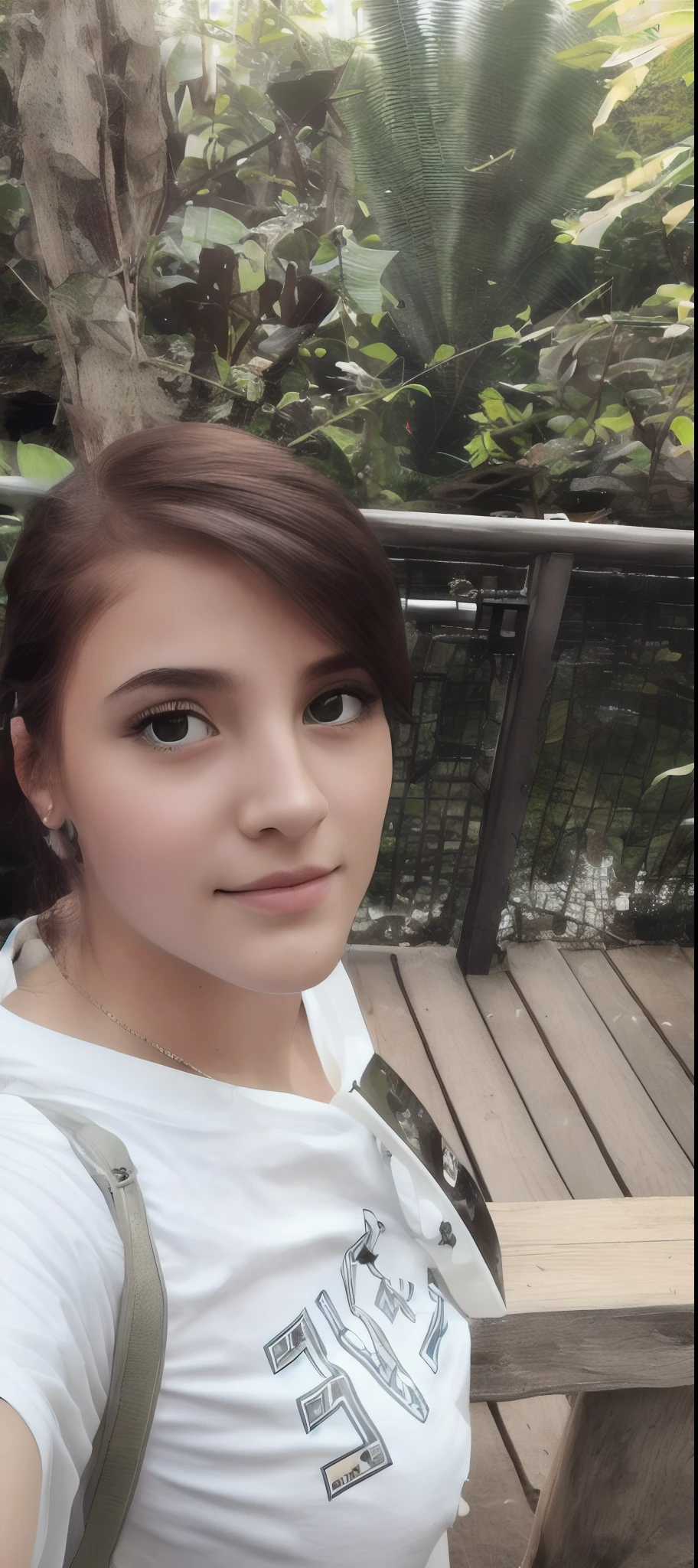 (8K, Top Quality, Masterpiece: 1.2), (Realistic, Photorealistic: 1.37), super detaill, one girls, wide high angle view, Firefly Garden, Lots of little faint light and fireflies, flying around, night time