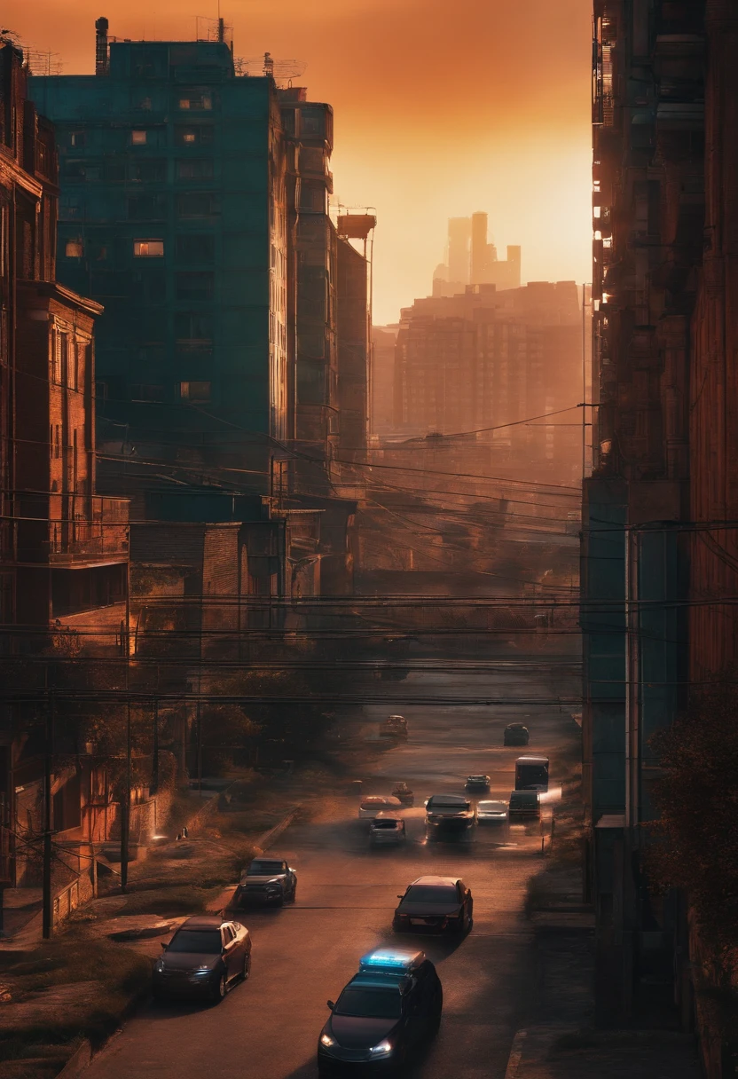 pRevolt in the suburbs of a dystopian city