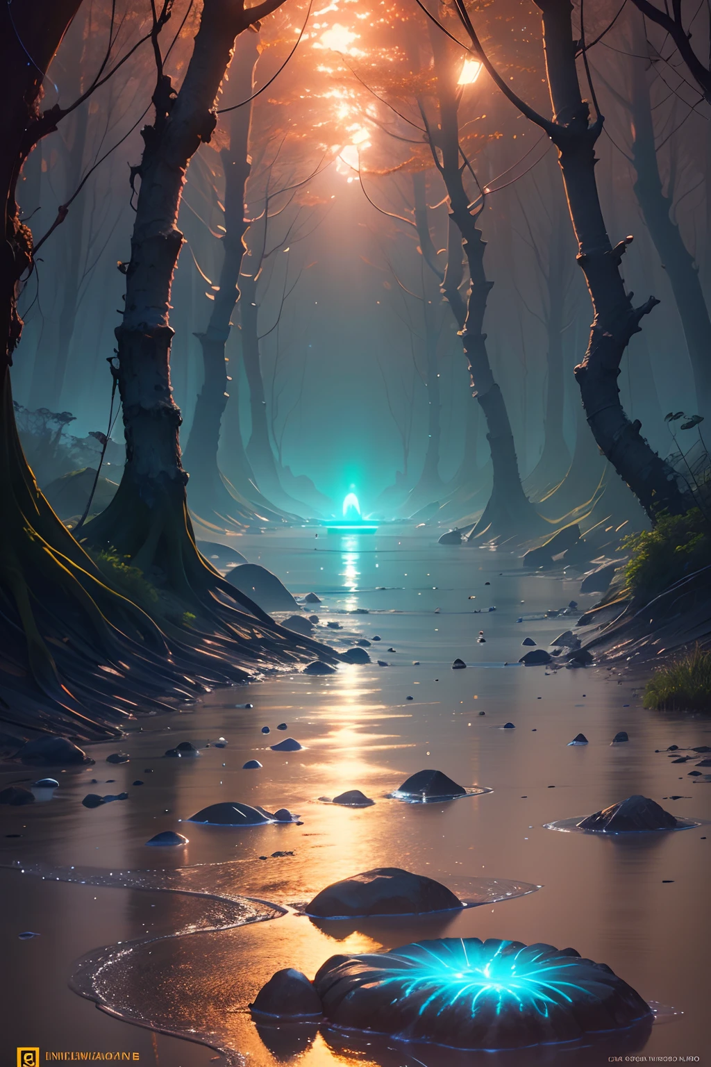 bioluminescence, national geographic award winning photography, cinematic lighting, far shot, ultra hd, hdr, extremely detailed, 8k, dramatic lighting, 85mm -imagine - --auto --s2
