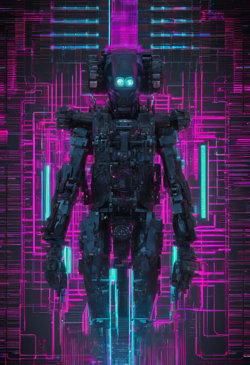 sci fi future 24th centry fullbody solo 1 savage black japanese defcon hacker Anthropomorphic cyborg xxxtentacion juice wrld inspired hairstyle dreadlocks gang signs crazy wild detals gangsta gang defcon baggy sagging trap sumpreme streetwear with a mean face threat stare standing facing front
