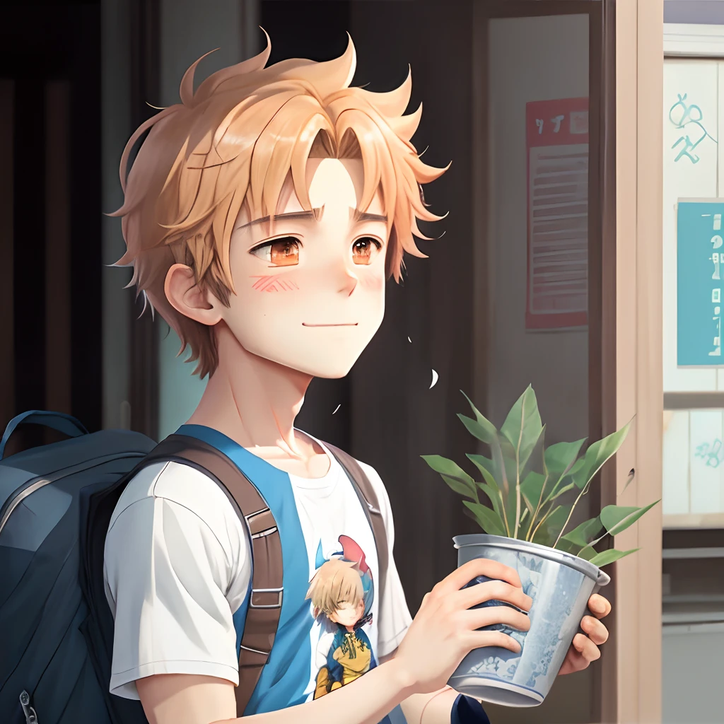 An anime boy who’s breaking his own happiness for love