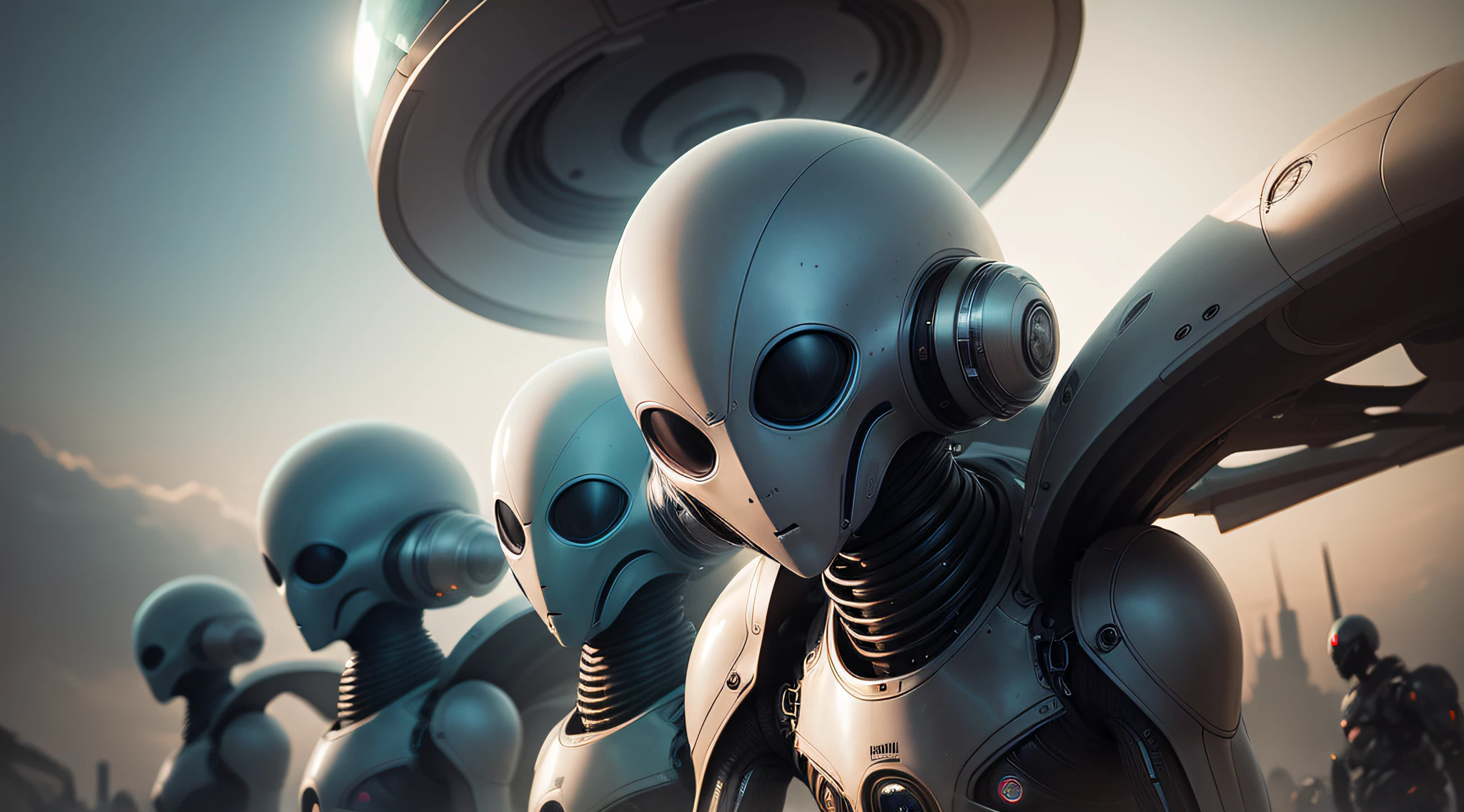 Extraterrestrial beings with advanced technology
