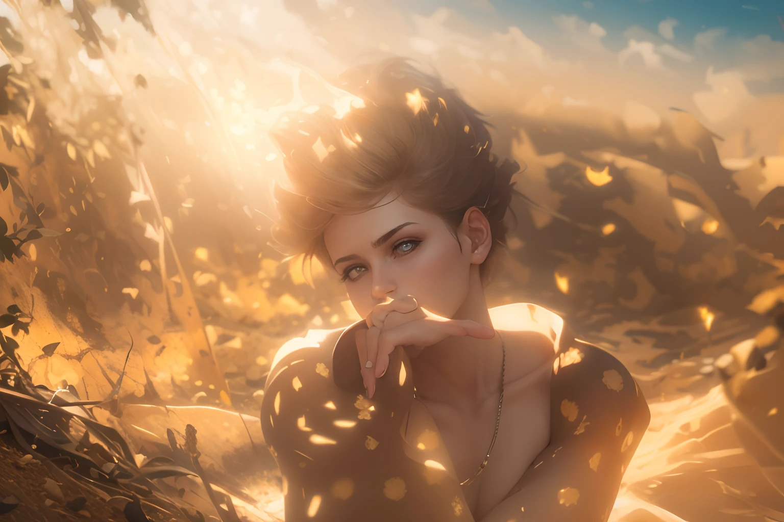 Change in sand background