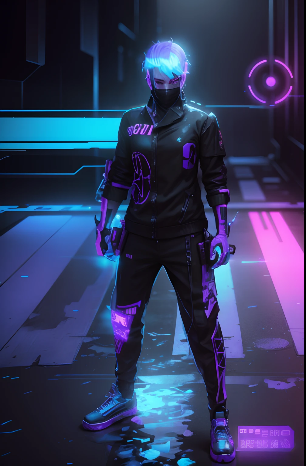 Change background cyberpunk