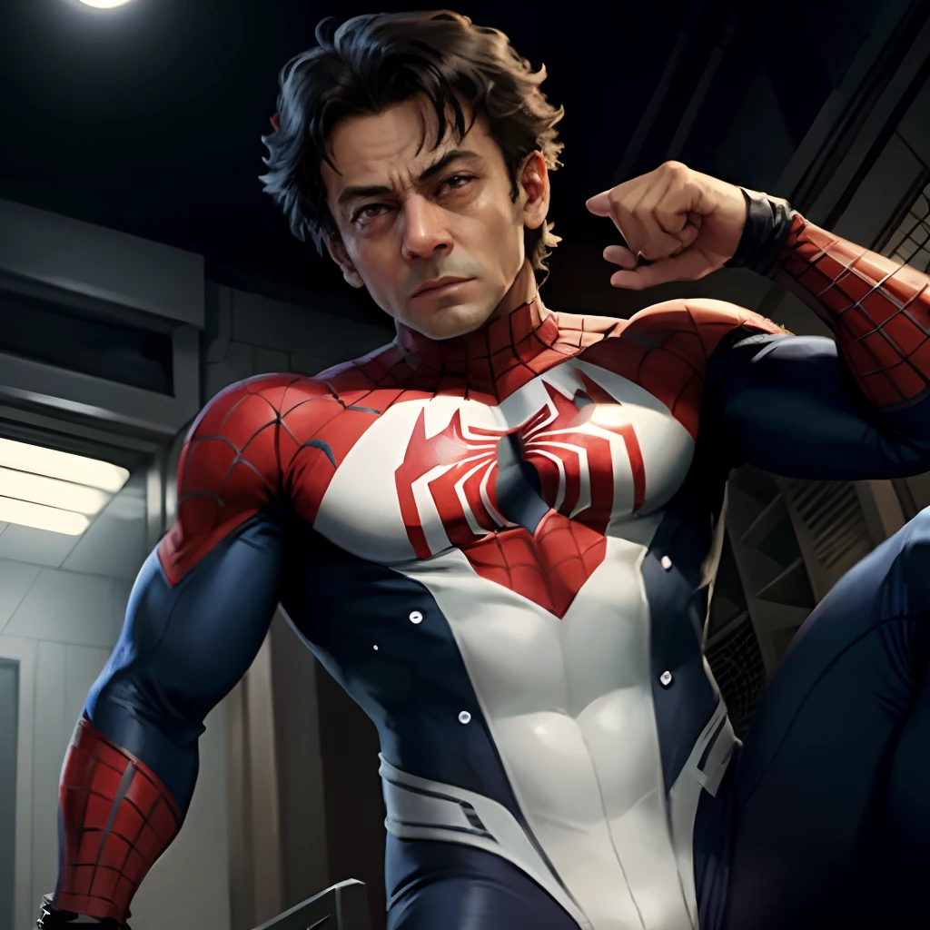 Imran khan in spiderman suit --auto