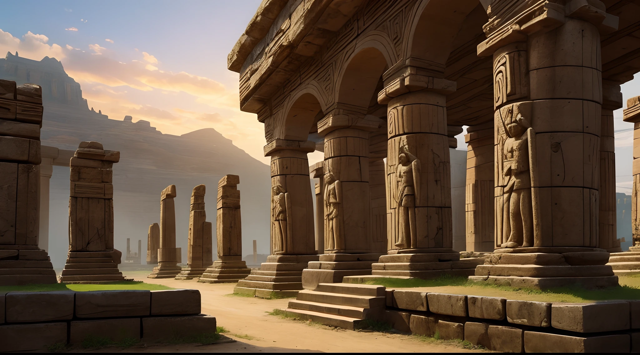 Ancient civilizations worshiping alien beings
