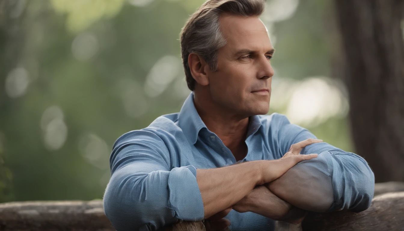 45 year old men thinking about how to improve their health