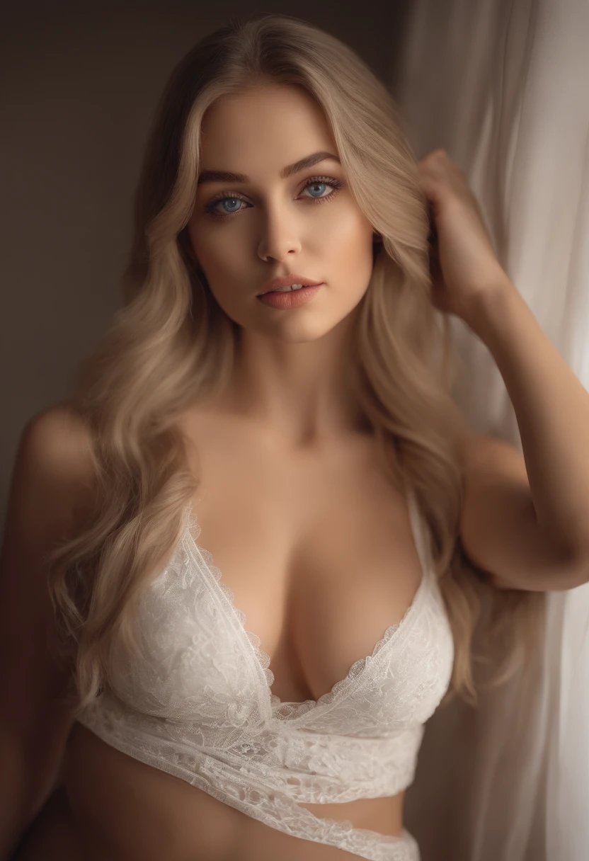 arafed woman fully , sexy girl with blue eyes, ultra realistic, meticulously detailed, portrait sophie mudd, blonde hair and large eyes, selfie of a young woman, bedroom eyes, violet myers, without makeup, natural makeup, looking directly at the camera, face with artgram, subtle makeup, stunning full body shot kneeling on bed, in bedroom, large size bust, showing, no bra, no bottoms,stunning full body shot in a bedroom, medium to large breast, exposed breast, exposed bottoms, wearing nothing, showing, shaved bottom region,, fully. , naked body, atomically perfect breast, large breast, doggy style