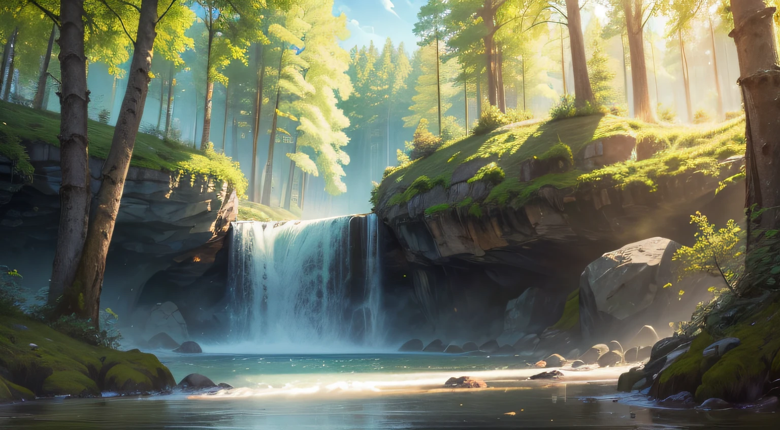 (realistic,photorealistic:1.37, best quality,4k,8k,highres,masterpiece:1.2),ultra-detailed,(realistic,photorealistic,photo-realistic:1.37), HDR, UHD, studio lighting, ultra-fine painting, sharp focus, physically-based rendering, extreme detail description, professional, vivid colors, bokeh, portraits, landscape, meditation, relax, blue sky, forest park, spring station