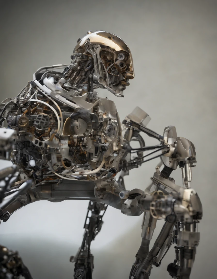 ((Better quality)), ((masterpiece)), (highly detailed:1.3),reelmech,In a future where technology has reached new frontiers, an innovative innovation known as 'Real Mechanical Parts' has emerged. This revolutionary LoRa (Low Orbit Remote Access) technology enables the seamless integration of cybernetic and robotic enhancements into a human model, resulting in surprisingly detailed and realistic images that blur the boundaries between man and machine. Enter a world where the line between organic and synthetic beings becomes increasingly indistinguishable. "Real Mechanical Parts" technology enables individuals to transcend their biological limitations and embrace a new era of enhanced capabilities. Whether it's the precision and strength of robotic limbs, the computational power of cybernetic implants, or the sensory enhancements that bridge the gap between humans and machines, these mechanical augmentations offer unprecedented possibilities. As society grapples with the ethical implications and social impact of this innovative technology, a multitude of stories unfold. The narrative delves into the personal journeys of those who choose to undergo transformation, exploring their motivations, aspirations, and the profound consequences of merging with technology. The images produced through 'Real Mechanical Parts' capture the intricate details and nuances of these cybernetic enhancements, depicting a fusion of human and machine that challenges traditional notions of identity and existence. In addition to personal stories, larger themes emerge within this world. Questions arise about the accessibility and accessibility of this transformative technology, the divide between those who embrace augmentation and those who remain purely human, and the ever-present debate about the ethical limits of human-machine integration. The society portrayed in this world deals with the profound implications of "Real Mechanical Parts" as it reshapes