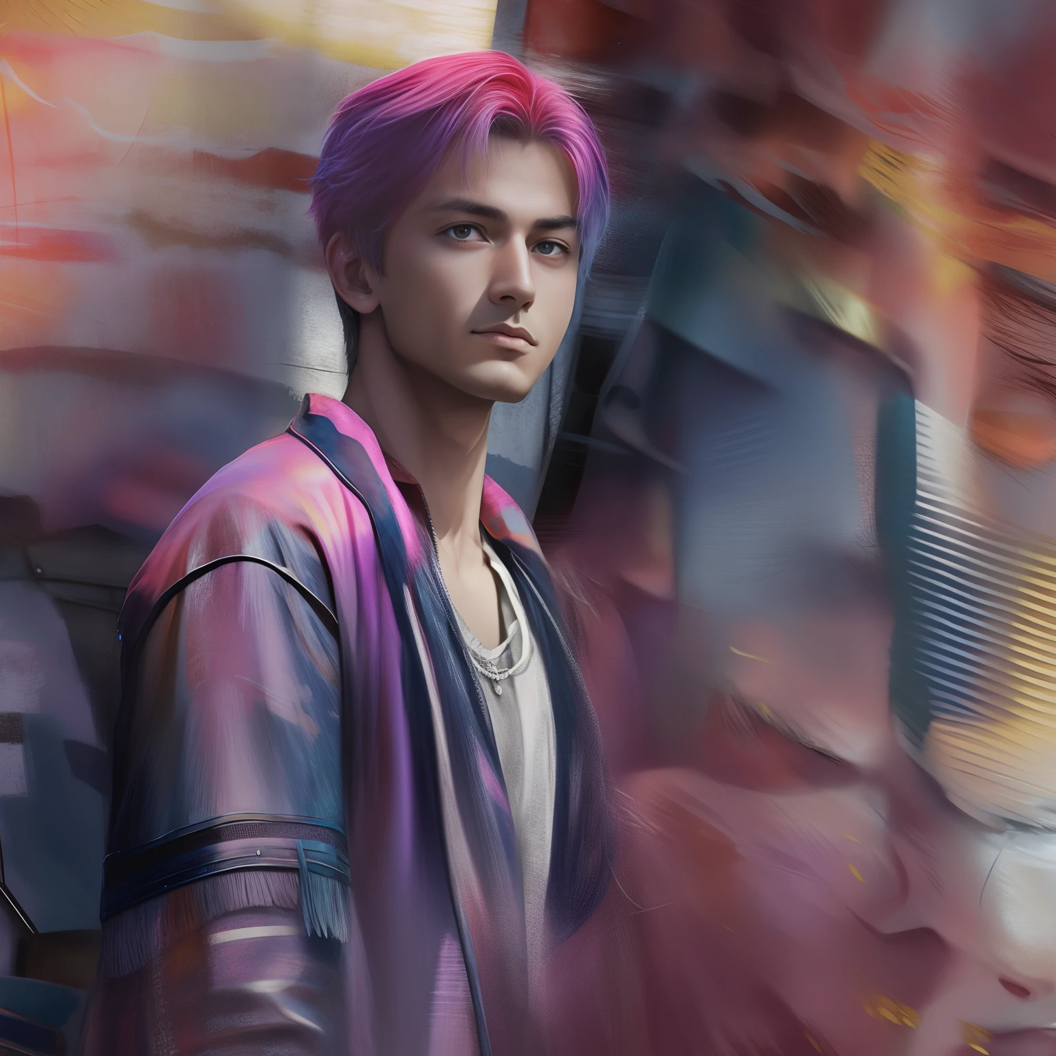 Arte Digital, Aquarela, estilo molhado, sonhando homem bonito, altamente detalhado, Grunge, Sharp, foco detalhado e intrincado do ambiente, detalhes intrincados, altamente detalhado, Cinematic lighting, high resolution, detalhes intrincados, rosto detalhado