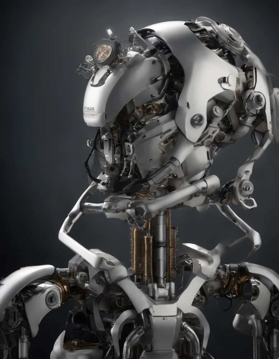 ((Better quality)), ((masterpiece)), (highly detailed:1.3),reelmech,In a future where technology has reached new frontiers, an innovative innovation known as 'Real Mechanical Parts' has emerged. This revolutionary LoRa (Low Orbit Remote Access) technology enables the seamless integration of cybernetic and robotic enhancements into a human model, resulting in surprisingly detailed and realistic images that blur the boundaries between man and machine. Enter a world where the line between organic and synthetic beings becomes increasingly indistinguishable. "Real Mechanical Parts" technology enables individuals to transcend their biological limitations and embrace a new era of enhanced capabilities. Whether it's the precision and strength of robotic limbs, the computational power of cybernetic implants, or the sensory enhancements that bridge the gap between humans and machines, these mechanical augmentations offer unprecedented possibilities. As society grapples with the ethical implications and social impact of this innovative technology, a multitude of stories unfold. The narrative delves into the personal journeys of those who choose to undergo transformation, exploring their motivations, aspirations, and the profound consequences of merging with technology. The images produced through 'Real Mechanical Parts' capture the intricate details and nuances of these cybernetic enhancements, depicting a fusion of human and machine that challenges traditional notions of identity and existence. In addition to personal stories, larger themes emerge within this world. Questions arise about the accessibility and accessibility of this transformative technology, the divide between those who embrace augmentation and those who remain purely human, and the ever-present debate about the ethical limits of human-machine integration. The society portrayed in this world deals with the profound implications of "Real Mechanical Parts" as it reshapes
