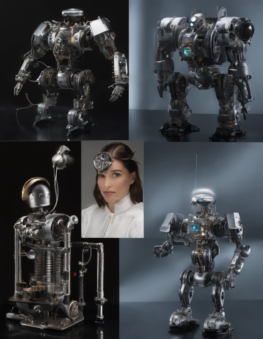((Better quality)), ((masterpiece)), (highly detailed:1.3),reelmech,In a future where technology has reached new frontiers, an innovative innovation known as 'Real Mechanical Parts' has emerged. This revolutionary LoRa (Low Orbit Remote Access) technology enables the seamless integration of cybernetic and robotic enhancements into a human model, resulting in surprisingly detailed and realistic images that blur the boundaries between man and machine. Enter a world where the line between organic and synthetic beings becomes increasingly indistinguishable. "Real Mechanical Parts" technology enables individuals to transcend their biological limitations and embrace a new era of enhanced capabilities. Whether it's the precision and strength of robotic limbs, the computational power of cybernetic implants, or the sensory enhancements that bridge the gap between humans and machines, these mechanical augmentations offer unprecedented possibilities. As society grapples with the ethical implications and social impact of this innovative technology, a multitude of stories unfold. The narrative delves into the personal journeys of those who choose to undergo transformation, exploring their motivations, aspirations, and the profound consequences of merging with technology. The images produced through 'Real Mechanical Parts' capture the intricate details and nuances of these cybernetic enhancements, depicting a fusion of human and machine that challenges traditional notions of identity and existence. In addition to personal stories, larger themes emerge within this world. Questions arise about the accessibility and accessibility of this transformative technology, the divide between those who embrace augmentation and those who remain purely human, and the ever-present debate about the ethical limits of human-machine integration. The society portrayed in this world deals with the profound implications of "Real Mechanical Parts" as it reshapes