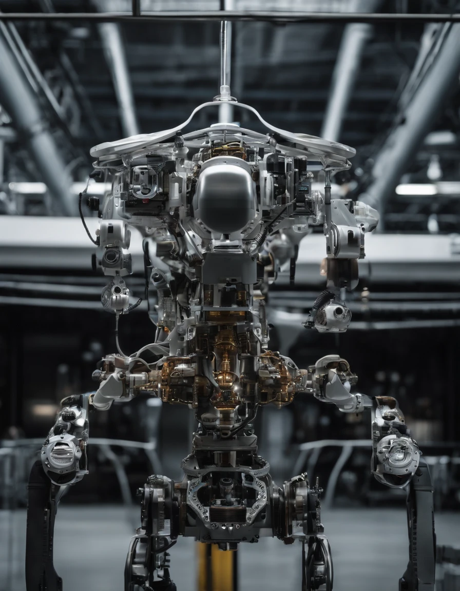((Better quality)), ((masterpiece)), (highly detailed:1.3),reelmech,In a future where technology has reached new frontiers, an innovative innovation known as 'Real Mechanical Parts' has emerged. This revolutionary LoRa (Low Orbit Remote Access) technology enables the seamless integration of cybernetic and robotic enhancements into a human model, resulting in surprisingly detailed and realistic images that blur the boundaries between man and machine. Enter a world where the line between organic and synthetic beings becomes increasingly indistinguishable. "Real Mechanical Parts" technology enables individuals to transcend their biological limitations and embrace a new era of enhanced capabilities. Whether it's the precision and strength of robotic limbs, the computational power of cybernetic implants, or the sensory enhancements that bridge the gap between humans and machines, these mechanical augmentations offer unprecedented possibilities. As society grapples with the ethical implications and social impact of this innovative technology, a multitude of stories unfold. The narrative delves into the personal journeys of those who choose to undergo transformation, exploring their motivations, aspirations, and the profound consequences of merging with technology. The images produced through 'Real Mechanical Parts' capture the intricate details and nuances of these cybernetic enhancements, depicting a fusion of human and machine that challenges traditional notions of identity and existence. In addition to personal stories, larger themes emerge within this world. Questions arise about the accessibility and accessibility of this transformative technology, the divide between those who embrace augmentation and those who remain purely human, and the ever-present debate about the ethical limits of human-machine integration. The society portrayed in this world deals with the profound implications of "Real Mechanical Parts" as it reshapes