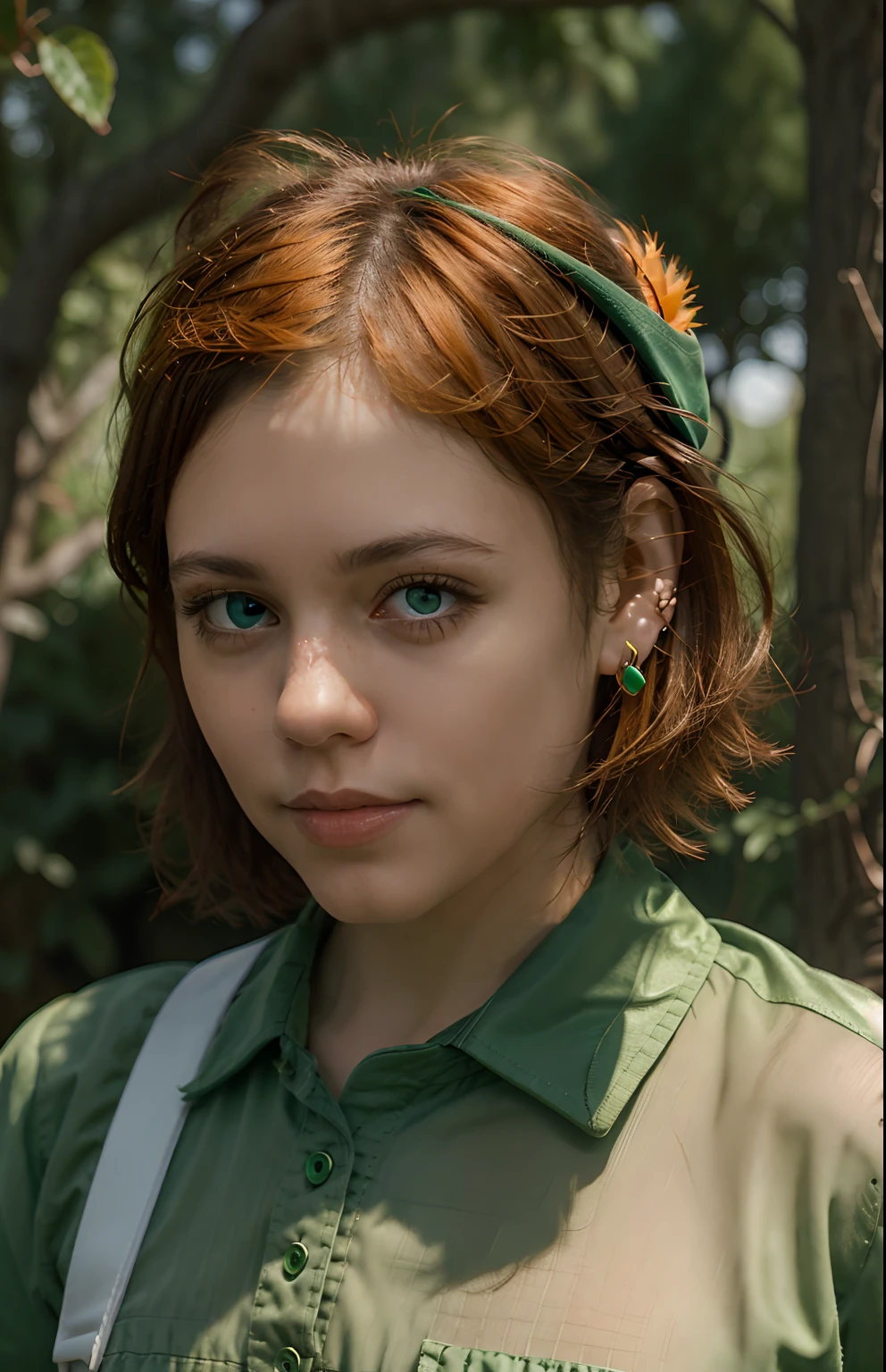 green eyes