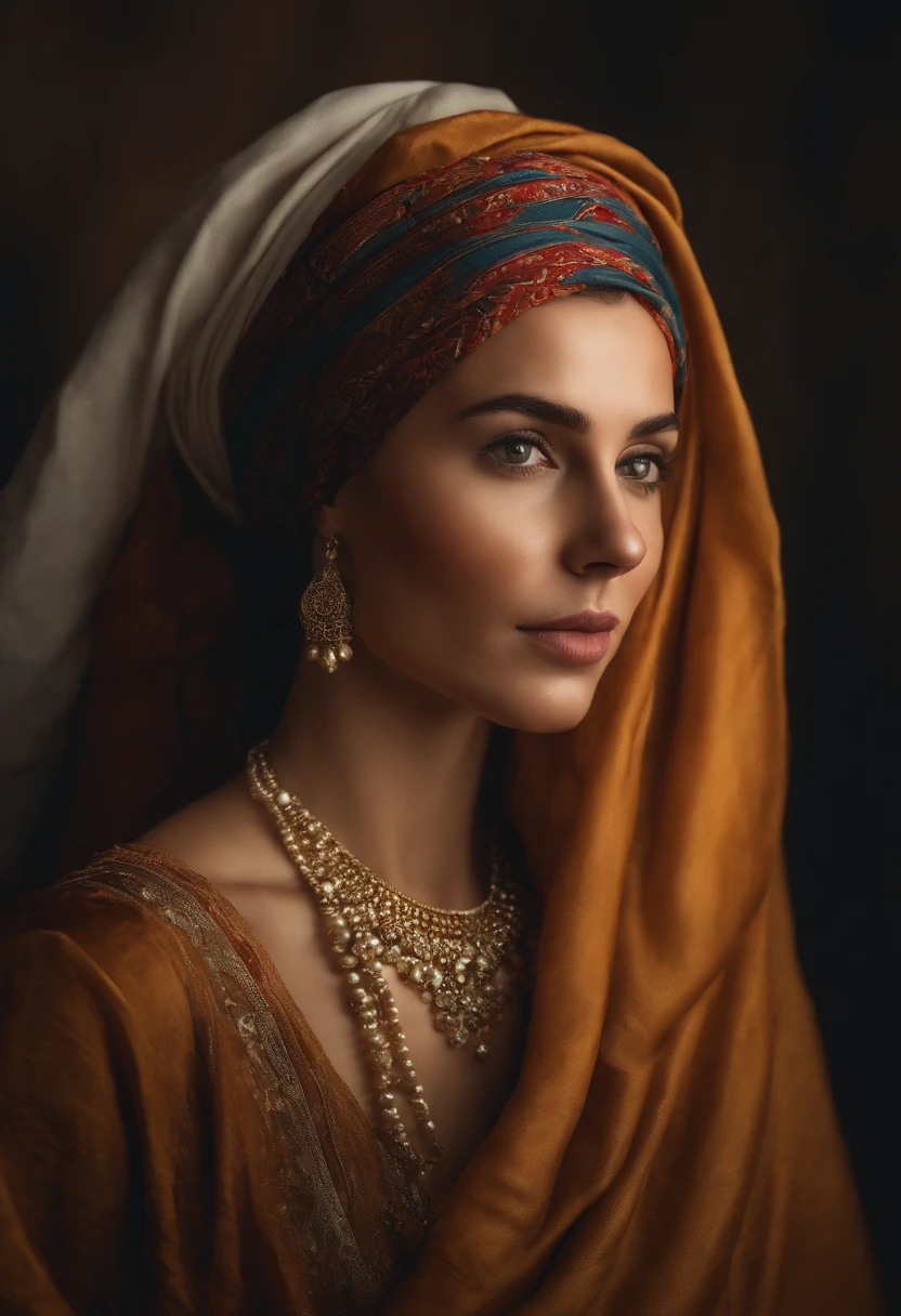 Un primer plano de una mujer con un turbante en la cabeza, Retrato muy bonito, Pintura digital ultra realista, Arte digital ultrarrealista, Arte digital ultra realista, Arte digital ultrarrealista, Hermosa imagen de retrato, 8k artistic portrait photography, Retrato impresionante, Hermoso retrato, Retrato suave disparado 8K, gorgeous face portrait, Hermosa foto de retrato, Arte digital altamente realista, Magnificent portrait 2 A close-up of a woman with a turban on her head, Una pintura fotorrealista de Irakli Nadar, Ganador del concurso CGSOCIETY, Arte digital, Retrato muy bonito, Pintura digital ultra realista, Arte digital ultrarrealista, Arte digital ultra realista, Arte digital ultrarrealista, Hermosa imagen de retrato, 8k artistic portrait photography, Retrato impresionante, Hermoso retrato