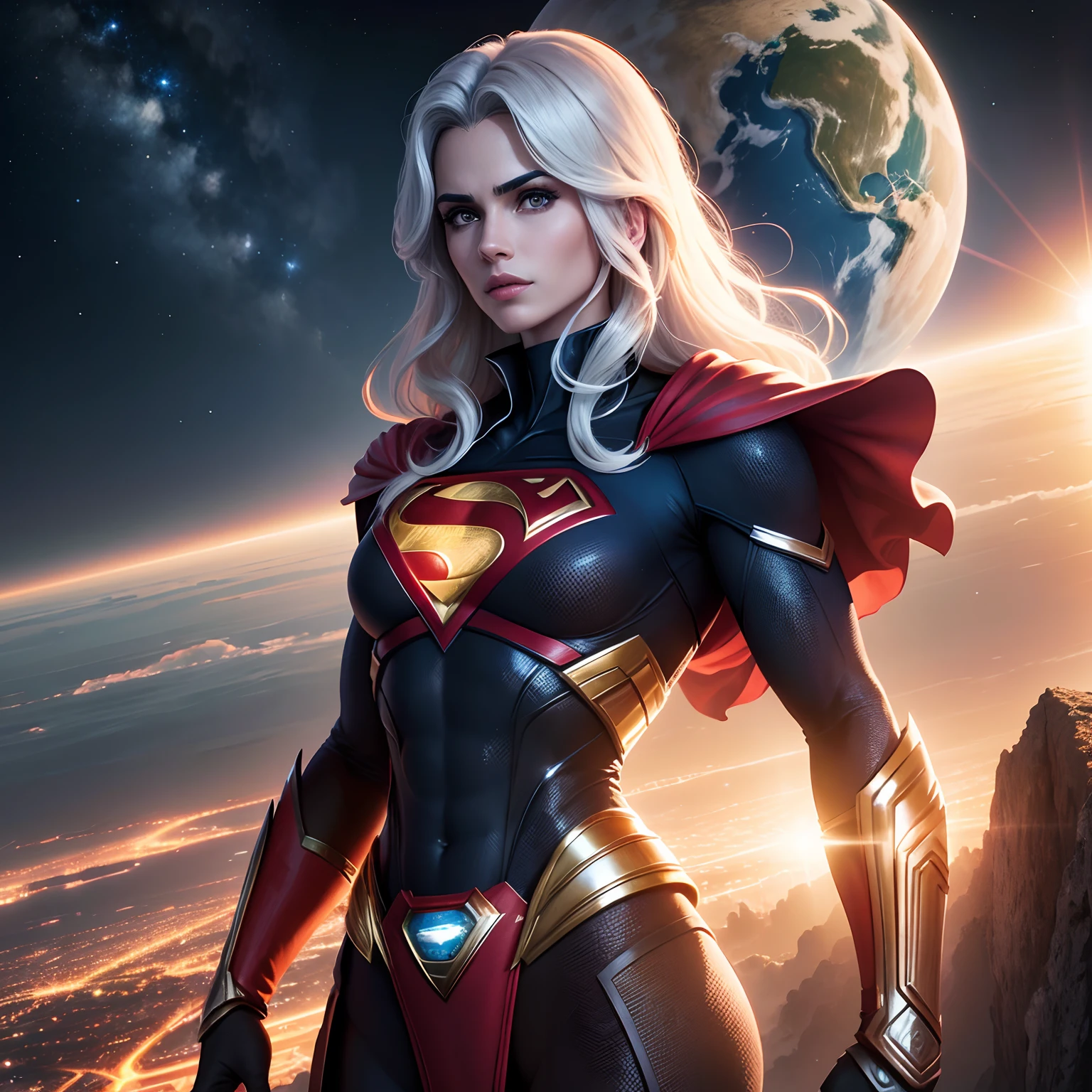 Krypton, cidade kryptoniana, cidade gelada, planeta krypton, planeta kryptoniano, terra natal do Superman, uma cidade vista de longe , cidade em um closeup