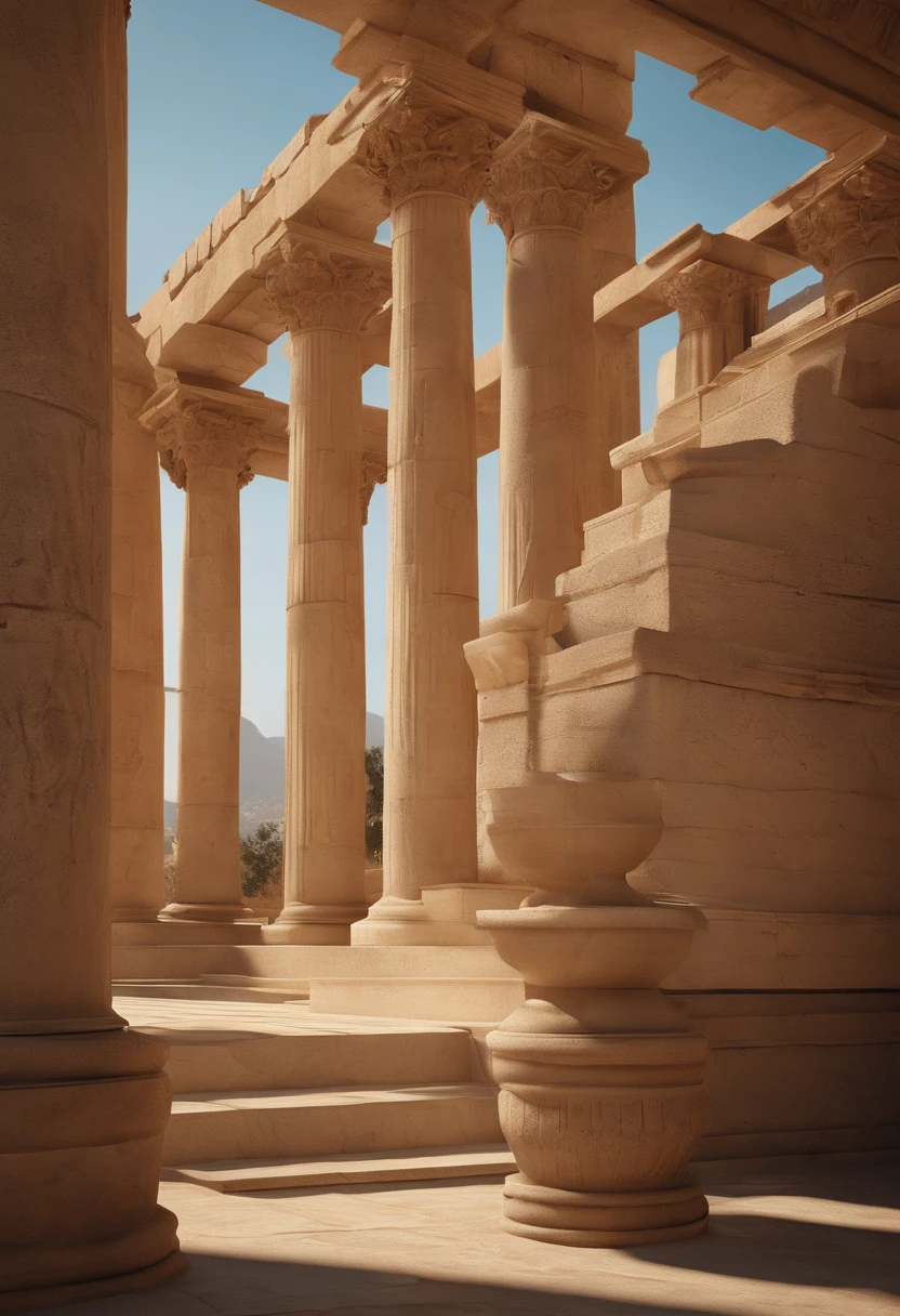 Images of Ancient Greece, ultrahd, imagem 8k, ultra hd, realistas, cores vivas, altamente atualizados, desenho UHD, caneta e tinta, perfect compositio, Beautiful and detailed intricate and insanely detailed octane rendering trend on Artstation, 8k artistic photography, arte conceitual fotorrealista, soft natural volumetric cinematic perfect light