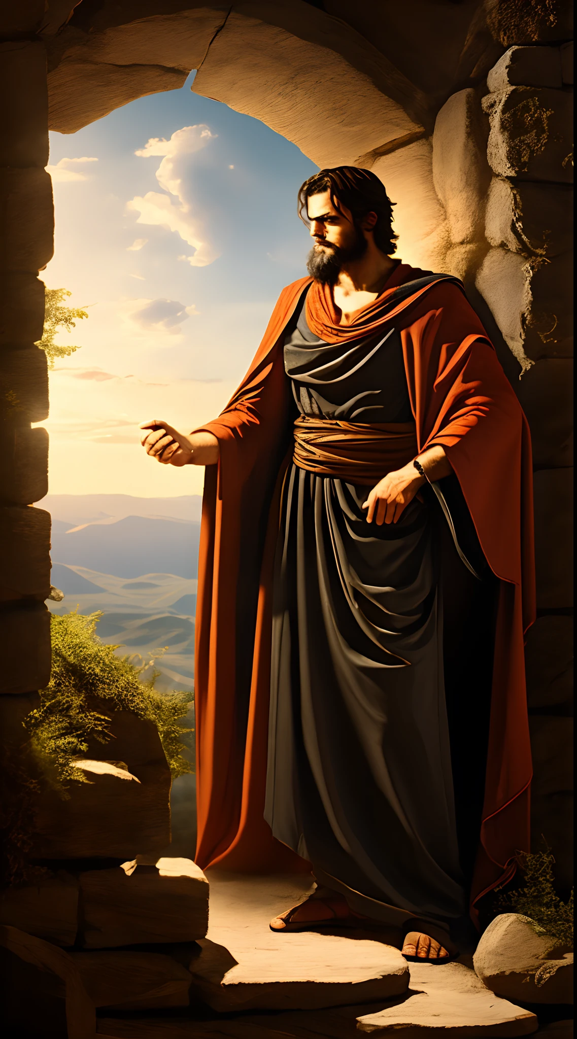 Lazarus, biblical character in heaven with Abraham