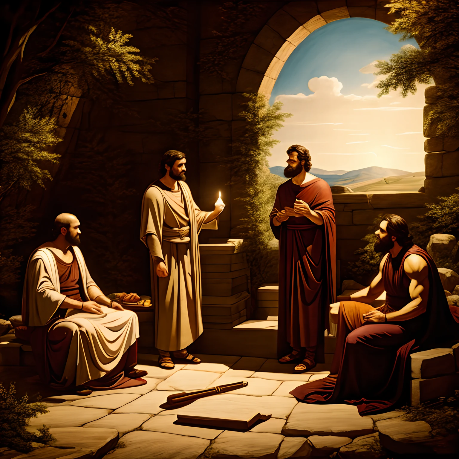INTERPRETING IN DRAWING THE BIBLICAL STORY THE RICH MAN AND THE LAZARUS