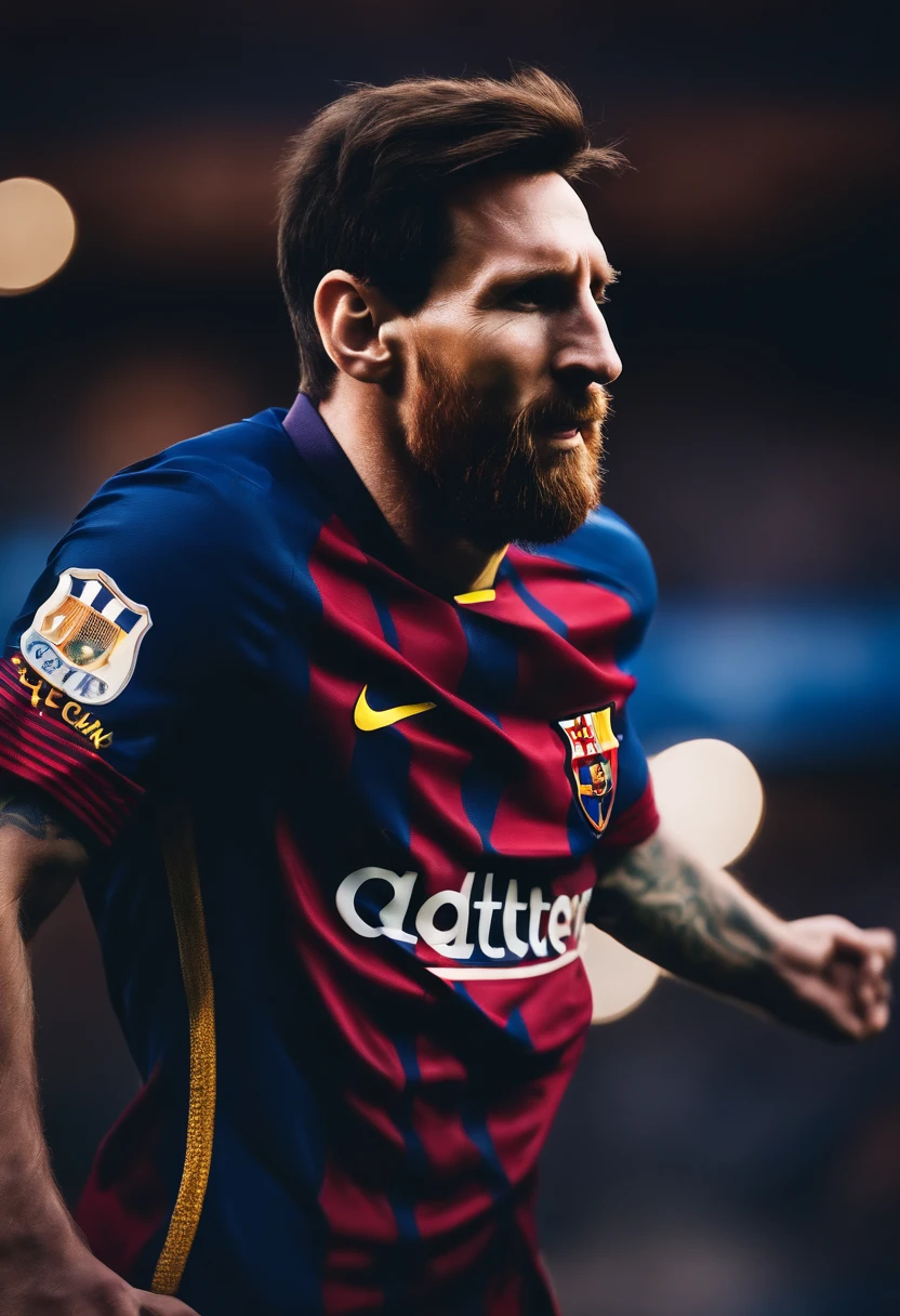 Portrait of a messi