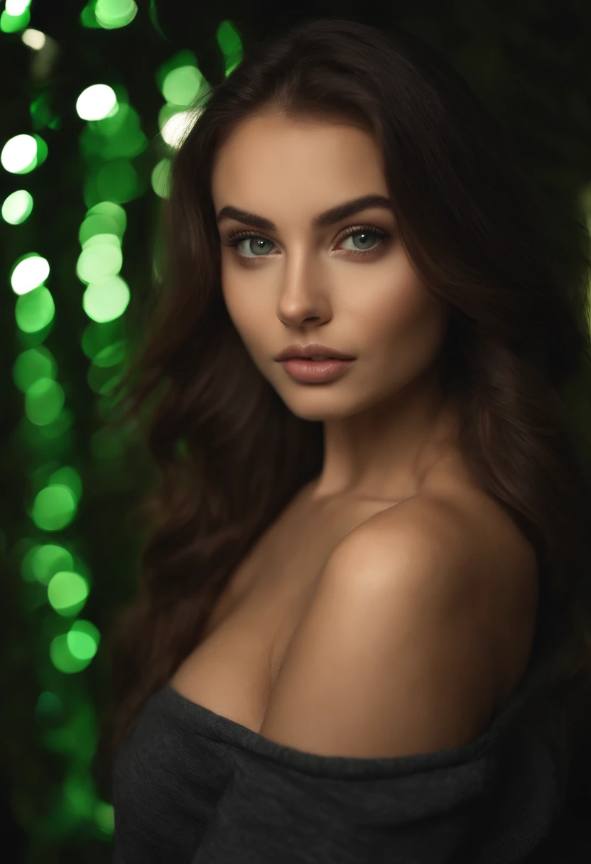Femme arafed avec de gros seins, fille sexy aux yeux verts latina , Portrait Sophie Mudd, cheveux bruns et grands yeux, selfie of a young woman, Yeux de chambre, Violet Myers, sans maquillage, maquillage naturel, looking straight at camera, Visage avec Artgram, Maquillage subtil, Superbe photo du corps entier, piercing green eyes, Bel angle, fille mignonne, Image du corps entier, corps entier, Prise de vue du corps entier, brunette goddess, High detail, sexy pose, night club, parti, amusement