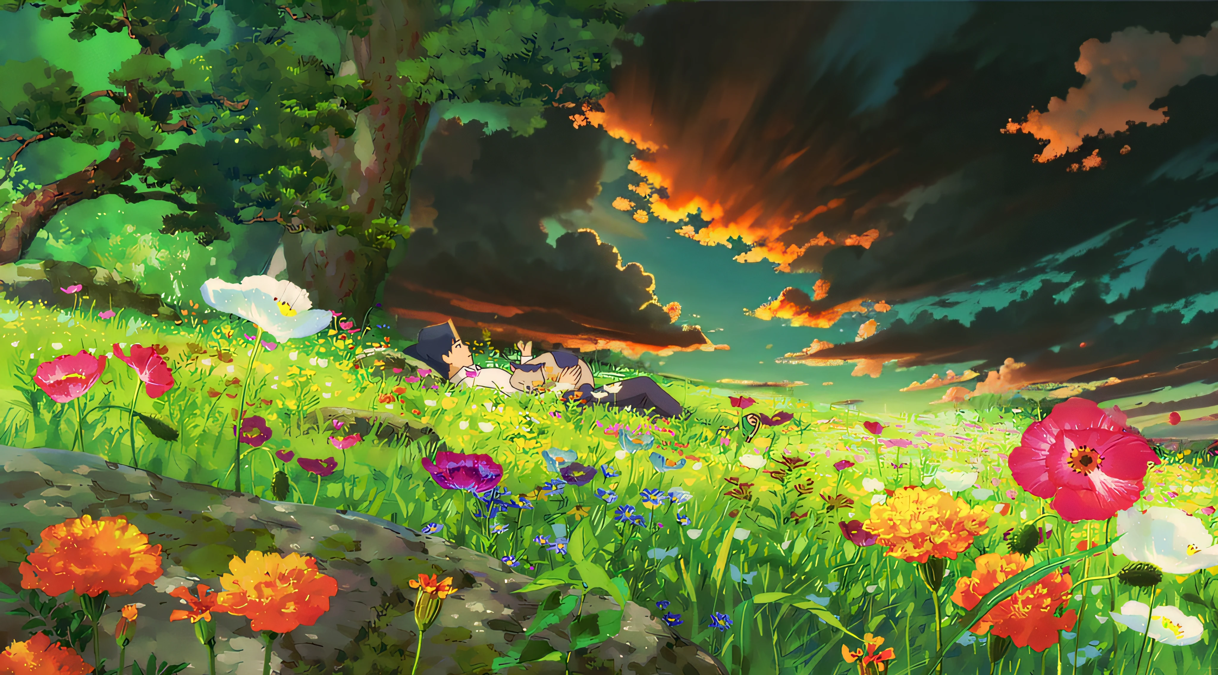 sunset sky