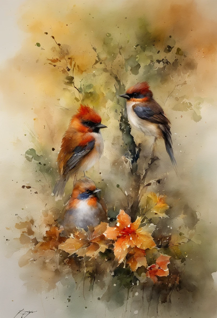a warm family painting with a splatter background and spray paint effect, by Eugeniusz Zak, watercolor art, by Károly Lotz, watercolor painting, watercolor painting style, watercolor detailed art, by Reuben Tam, watercolor digital painting, watercolor paint, masterfully detailed watercolor, watercolor art, Grzegorz Rutkowski