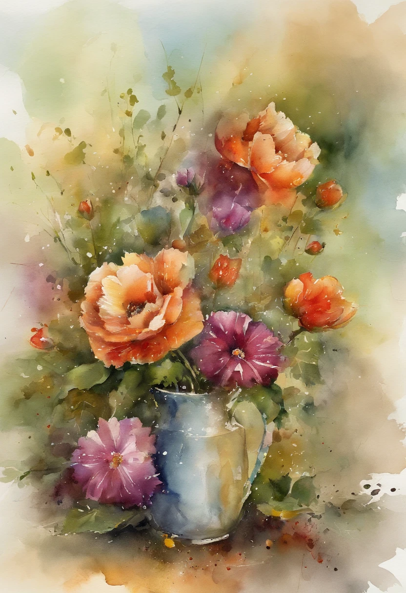 a warm family painting with a splatter background and spray paint effect, by Eugeniusz Zak, watercolor art, by Károly Lotz, watercolor painting, watercolor painting style, watercolor detailed art, by Reuben Tam, watercolor digital painting, watercolor paint, masterfully detailed watercolor, watercolor art, Grzegorz Rutkowski
