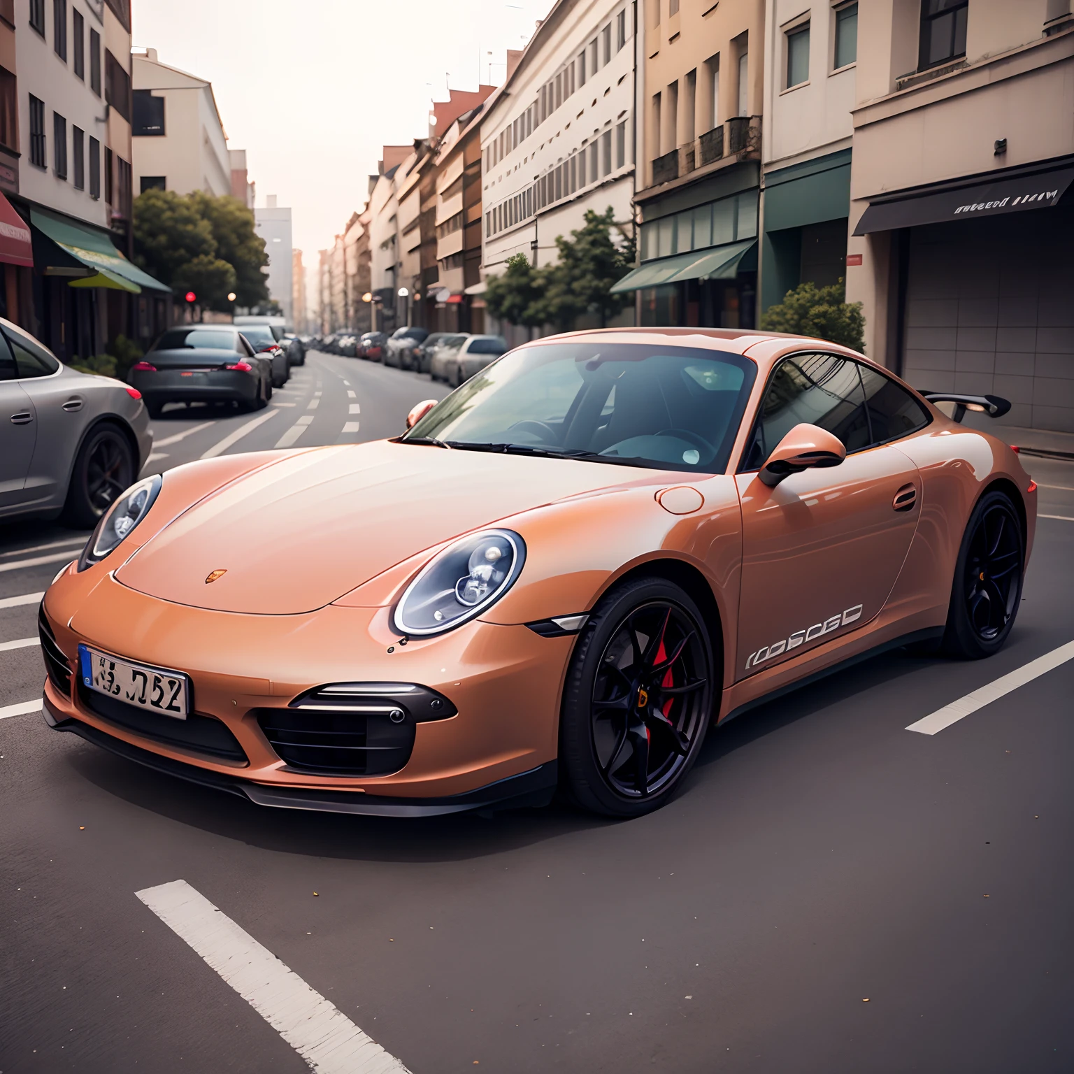 Porsche na estrada
