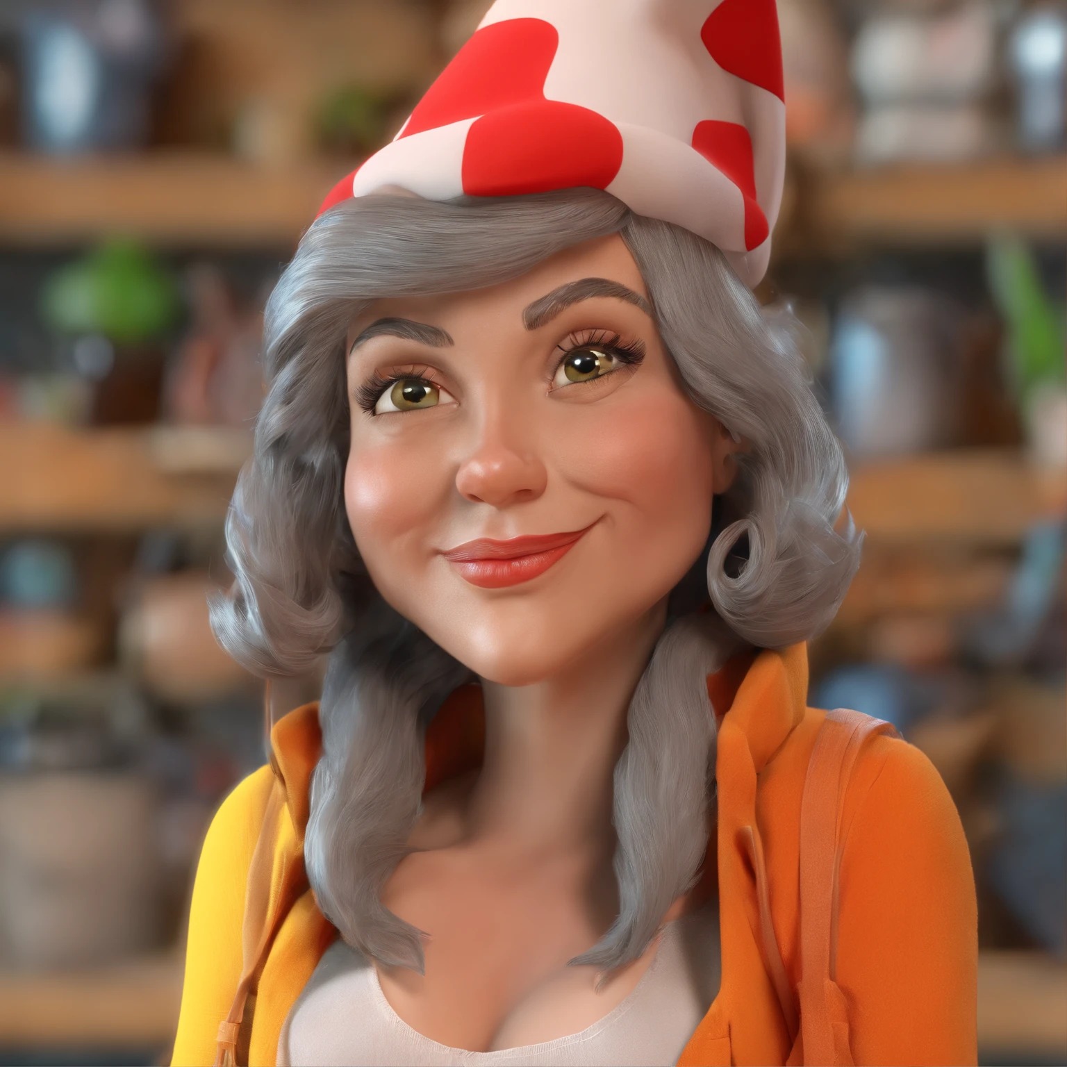 A very sexy gnome, (mature face:1.4)