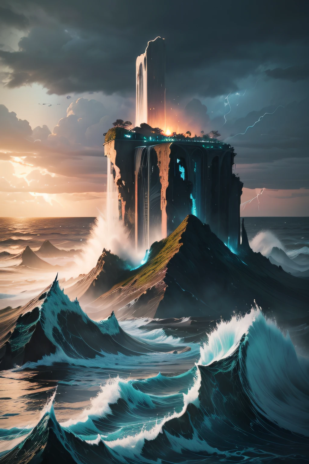 (best quality,4k,8k,highres,masterpiece:1.2),ultra-detailed,(realistic,photorealistic,photo-realistic:1.37),global,flood,destruction,apocalyptic,devastation,end of the world,earthquake,rainstorm,torrential downpour,dark clouds,gushing water,drowning cities,damaged buildings,washed away streets,overwhelming force,natural disaster,chaos,desolation,ruins,displaced people,fear,panic,evacuation,extreme weather,unprecedented event,unimaginable destruction,debris floating,ominous atmosphere,dramatic skies,waterlogged landscapes,desperate survival,broken infrastructure,lost civilizations,frantic rescue efforts,isolated survivors,raging currents,roaring thunder,lightning strikes,broken dams,collapsed bridges,wrecked vehicles,overwhelmed emergency services,dire situation,overwhelming power,ruined civilization,apocalyptic catastrophe,unstoppable force,nature's wrath,punishing storm,devastating aftermath,unforeseen consequences,chaotic scenes,towering waves,ravaged coastlines,people clinging to hope,frail humanity facing its limits,overwhelming despair.
