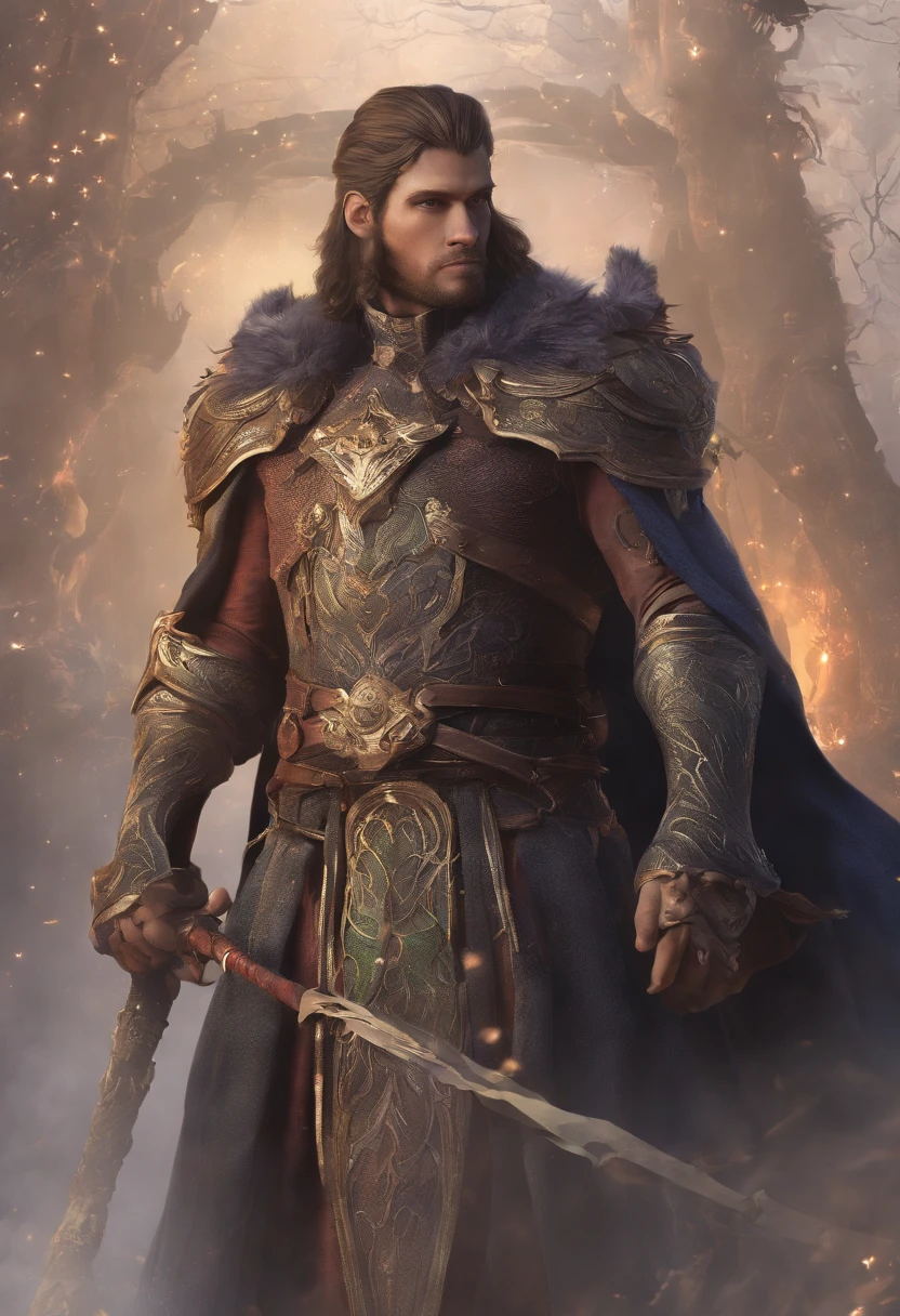 unparalleled masterpiece, 4k, (best quality:1.4), (highly detailed:1.4), detailed shadows, reine-second-outfit,realistic,unreal engine, cinematic lighting, UHD, super detail,realistic,Silas, as a mage born into a Demacia family,, Silas's fate was preordained in the first place., Despite Silas's humble social status, But his parents believed in Demacia's ideals., When they discovered that Silas had a power that was seen as a disaster., Persuaded Lassez to give his life to join Demacia., After they discovered that Silas had the ability to perceive magic,, They used Silas to detect other wizards in the kingdom., So Silas gave everything he had., Silas is very proud of this., But it's very lonely., Except for those who train., You can't get in touch with anyone.