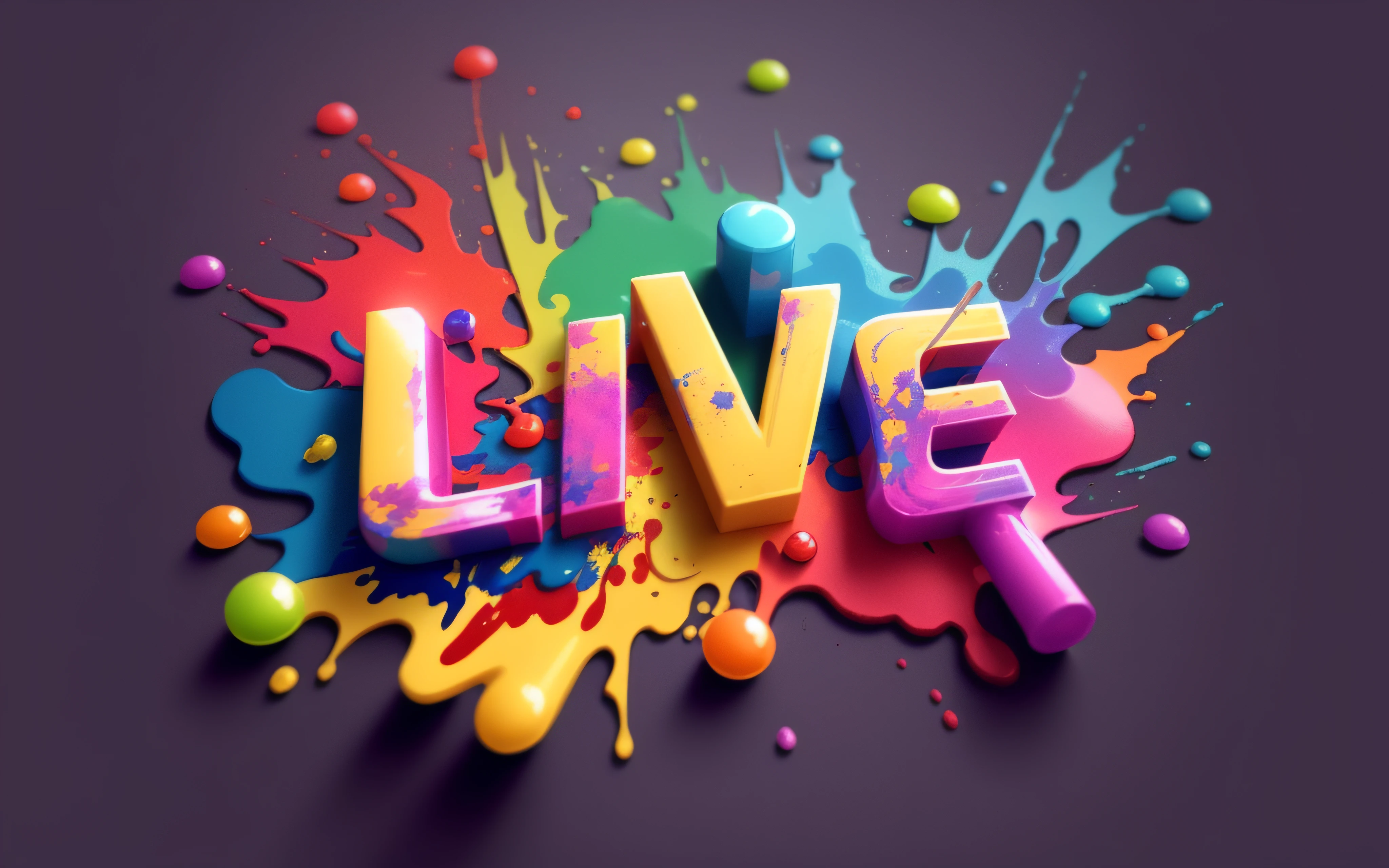 um close up de um texto colorido com respingos de tinta, cores vivas, arte colorida, cores expressivas vibrantes, respingos de cores, cores vivas, philosophical splashes of colors, respingos de cor, salpicos de cor, Gotejamento HD colorido, Cores vibrantes e vivas, splatters coloridos, gotejamento com cor, Imagem colorida, vivid and vibrant colors