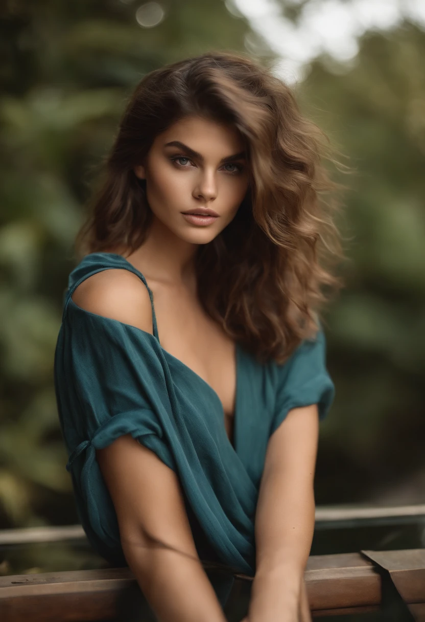 Femme arafed dans des seins visibles nus convenables , Kukami garde les cheveux et les culottes petits, fille sexy aux yeux bruns, Portrait de Kaia Gerber , cheveux bruns et grands yeux, selfie of a young woman, mare, yeux, Violet Myers, pas de maquillage, maquillage naturel, looking straight at camera, Visage avec Artgram, maquillage fin, Superbe plan complet, dans la piscine, décolleté, bien en chair, , grosses cuisses , gros seins