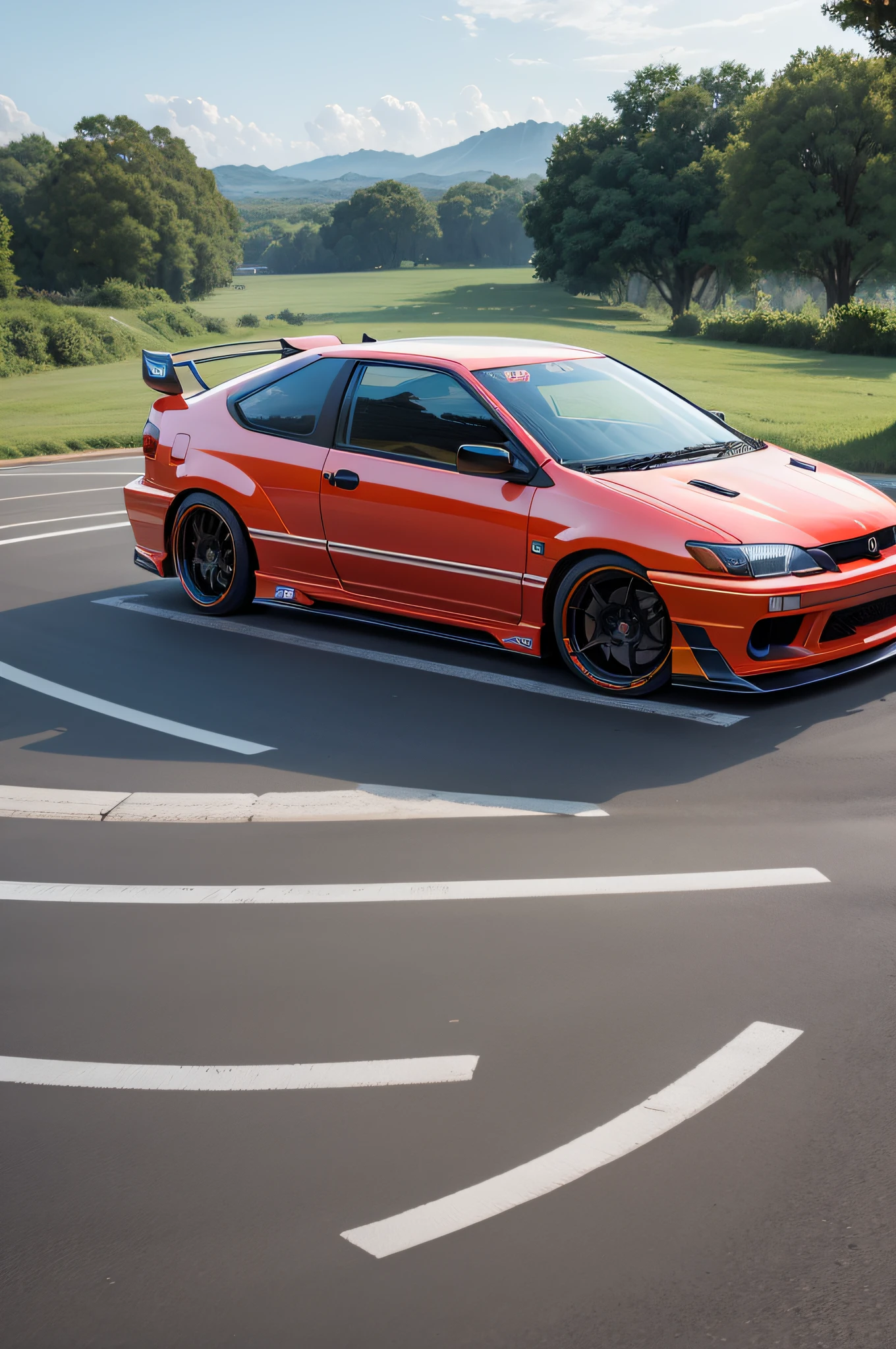 Honda civic ek9, sticker, drawn, high quality